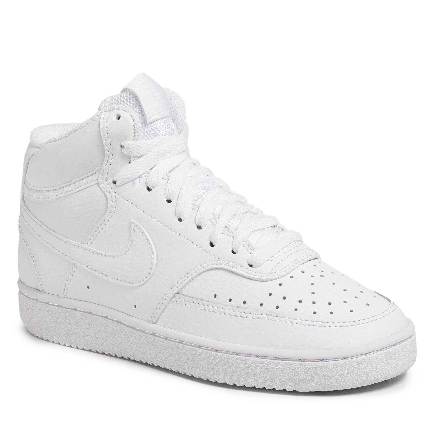 Nike Обувки Court Vision Mid CD5436 100 Бял - Pepit.bg