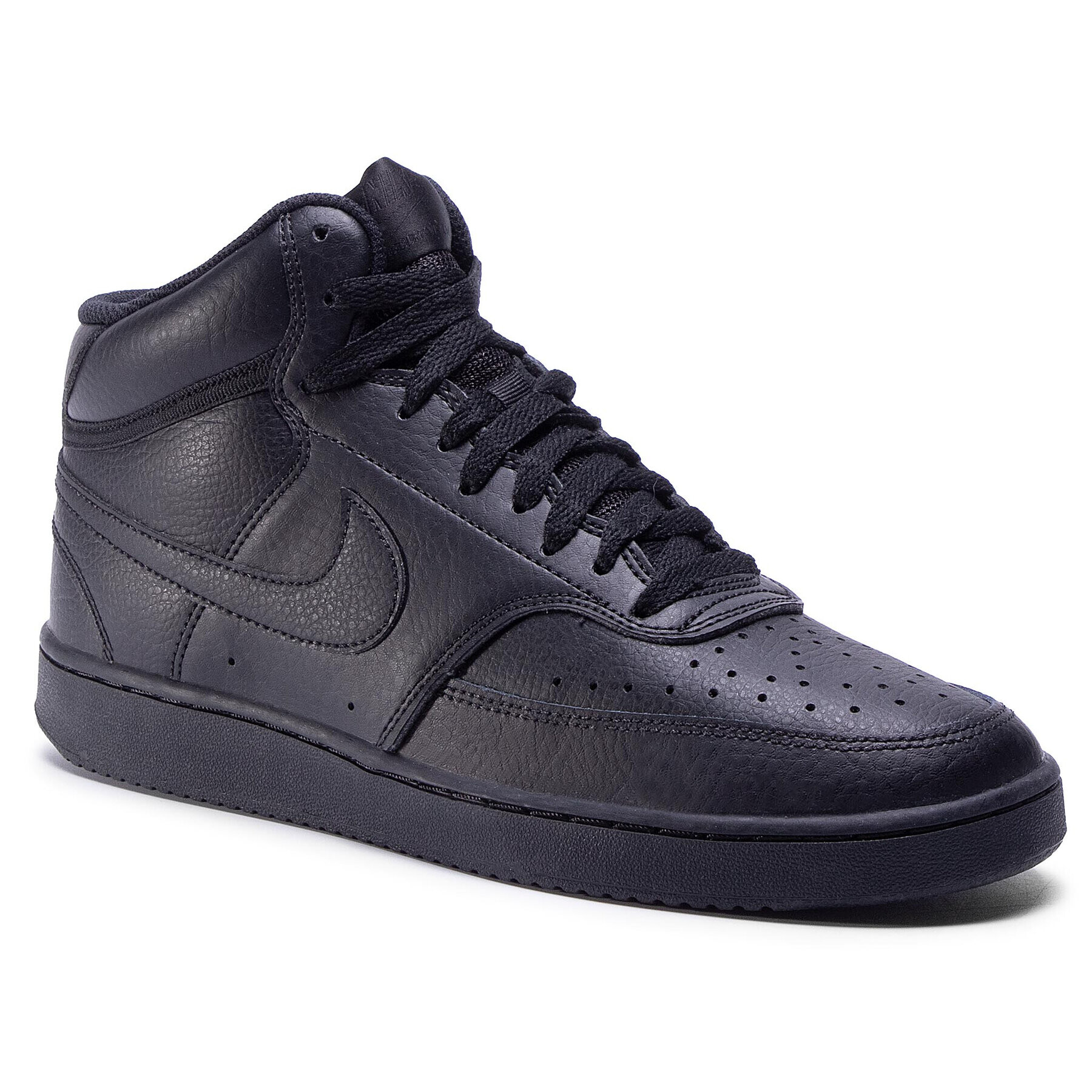 Nike Обувки Court Vision Mid CD5466 002 Черен - Pepit.bg