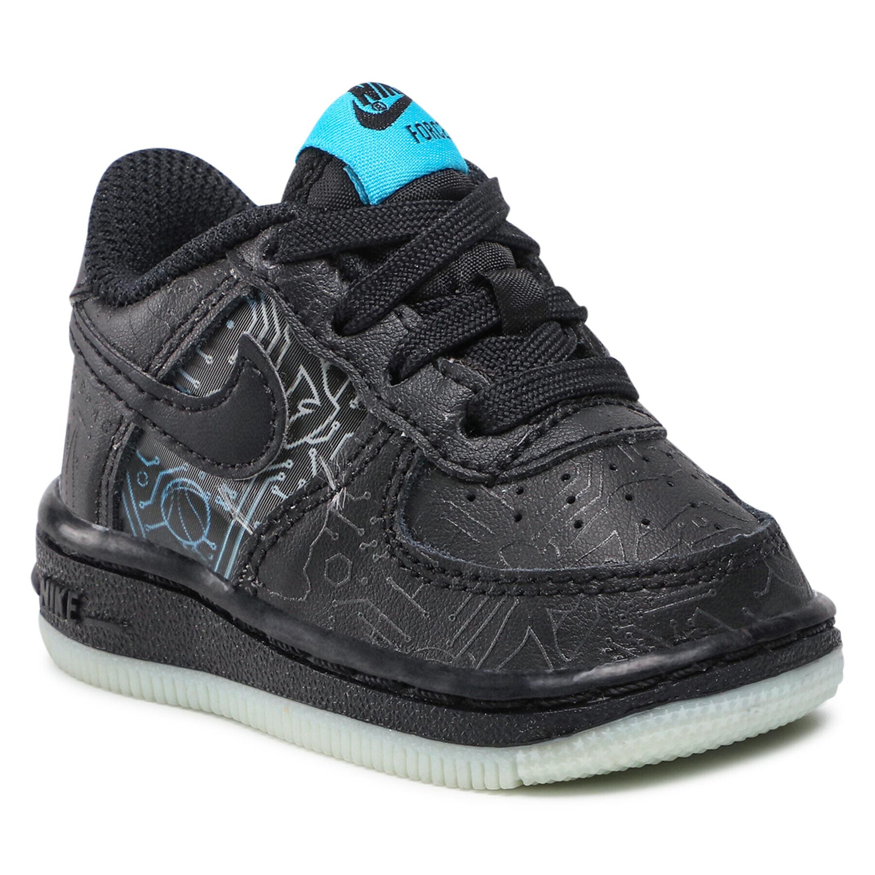 Nike Обувки Force 1 DN1436 001 Черен - Pepit.bg