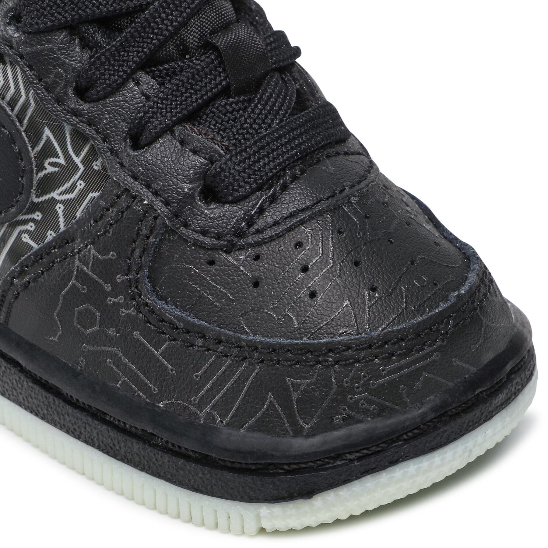 Nike Обувки Force 1 DN1436 001 Черен - Pepit.bg