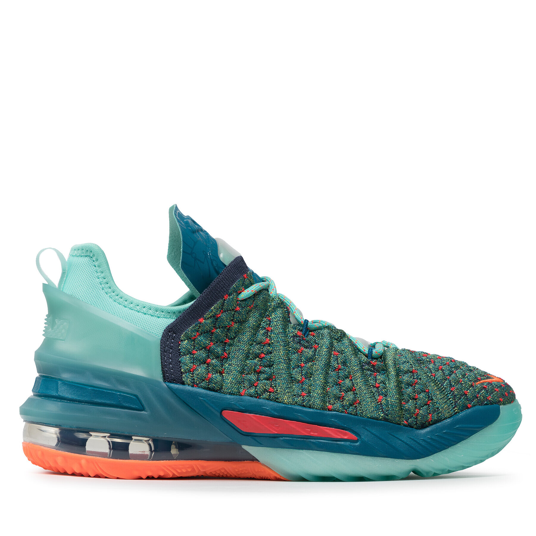 Nike Обувки Lebron XVIII (Gs) CW2760 300 Зелен - Pepit.bg