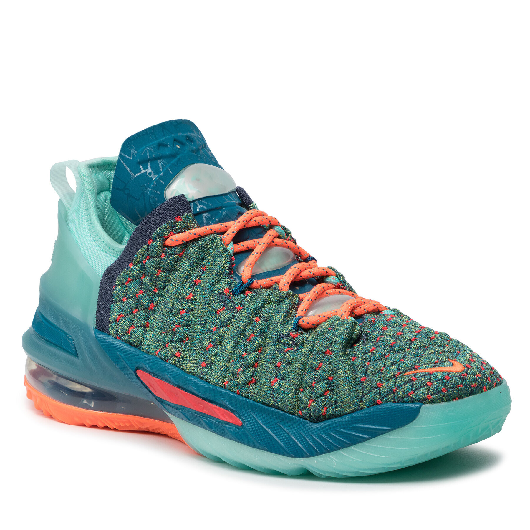 Nike Обувки Lebron XVIII (Gs) CW2760 300 Зелен - Pepit.bg