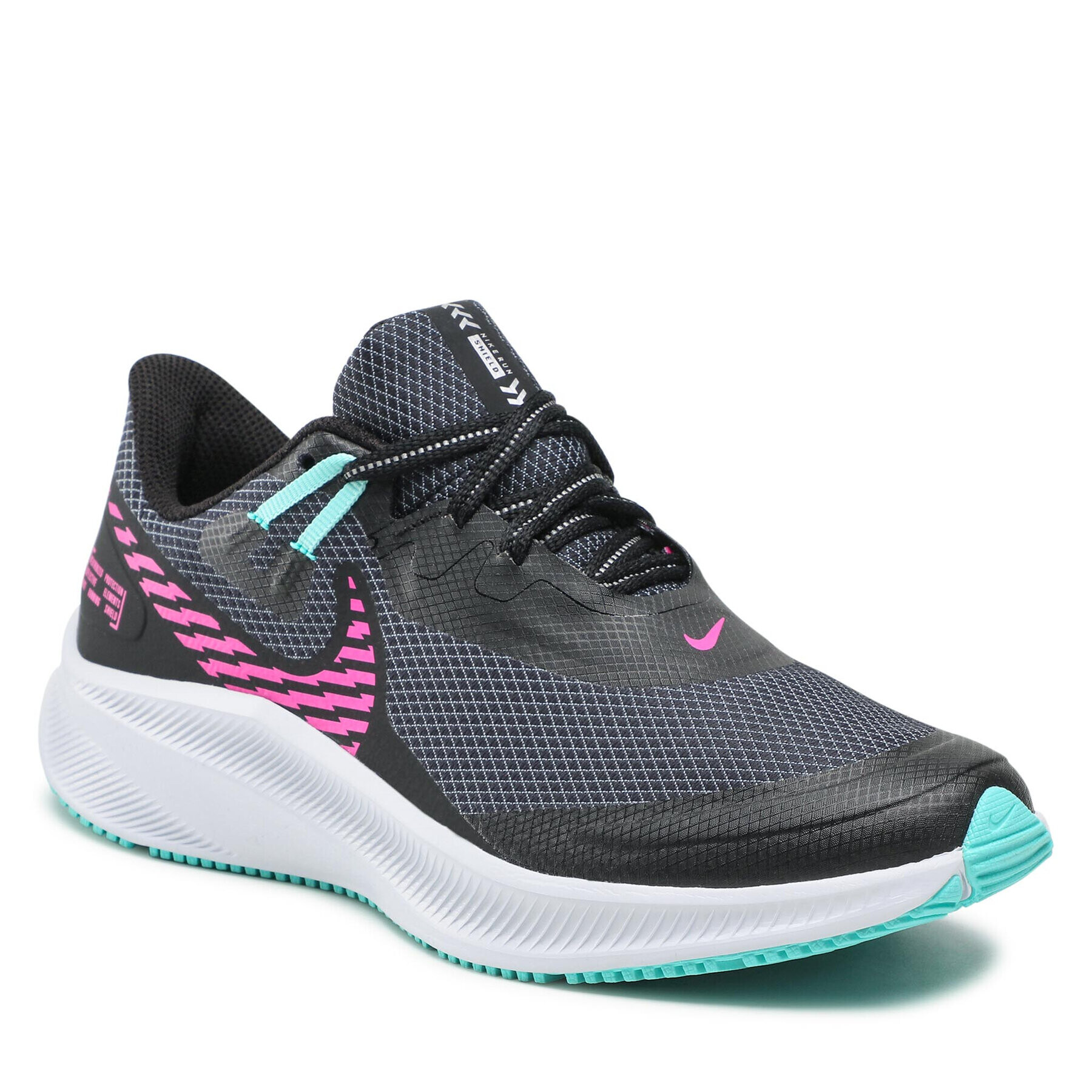 Nike Обувки Quest 3 Shield CQ8893 010 Тъмносин - Pepit.bg