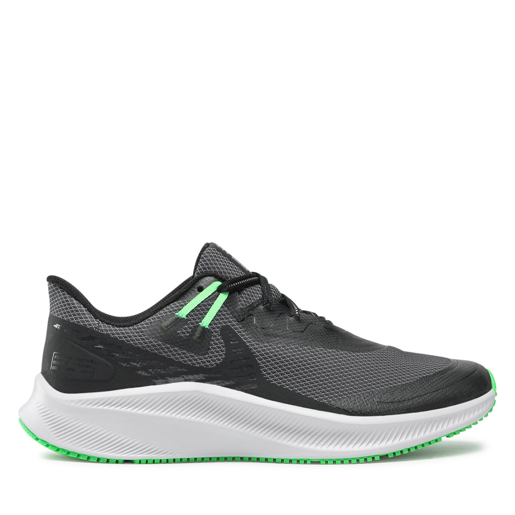 Nike Обувки Quest 3 Shield CQ8894 010 Черен - Pepit.bg