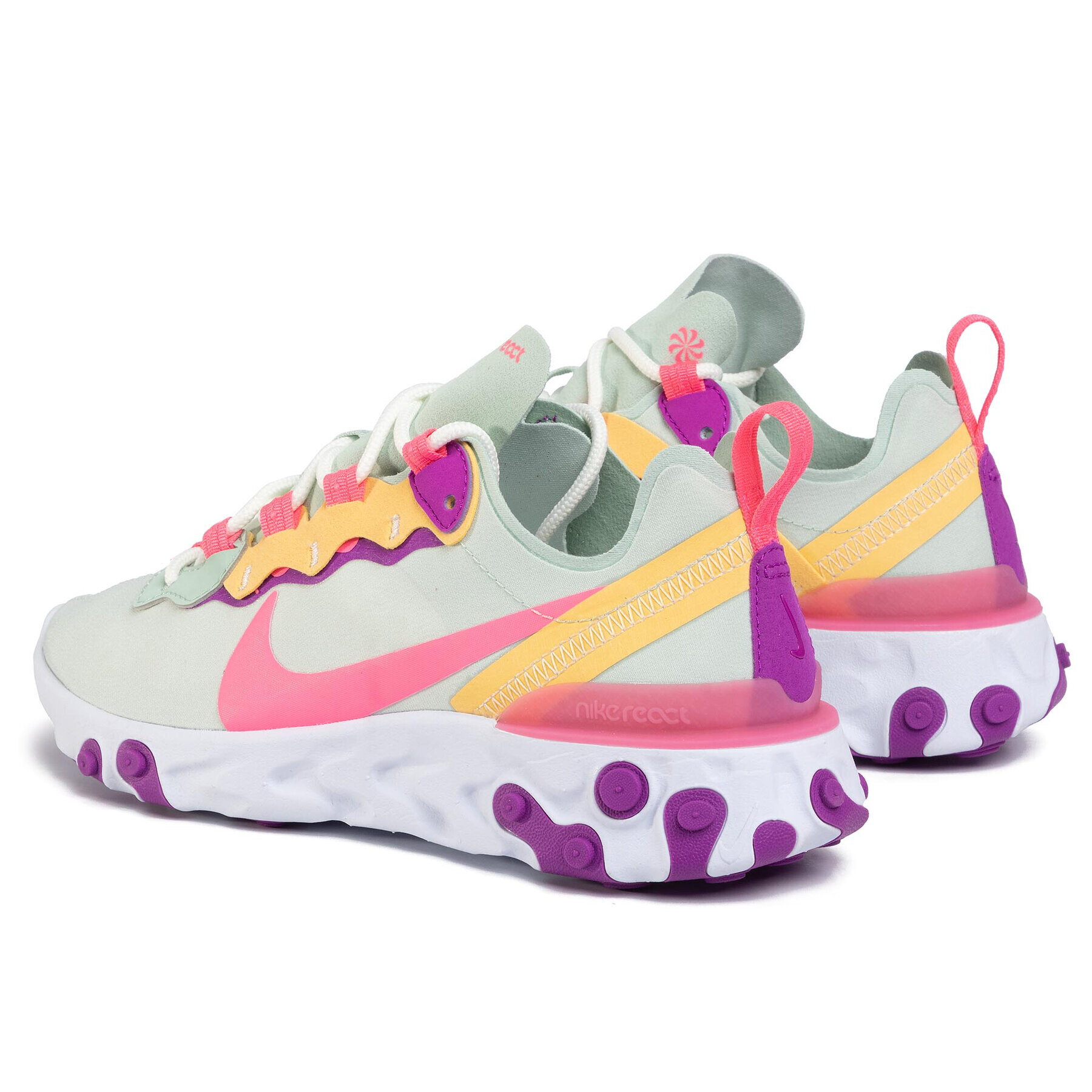 Nike Обувки React Element 55 BQ2728 303 Зелен - Pepit.bg