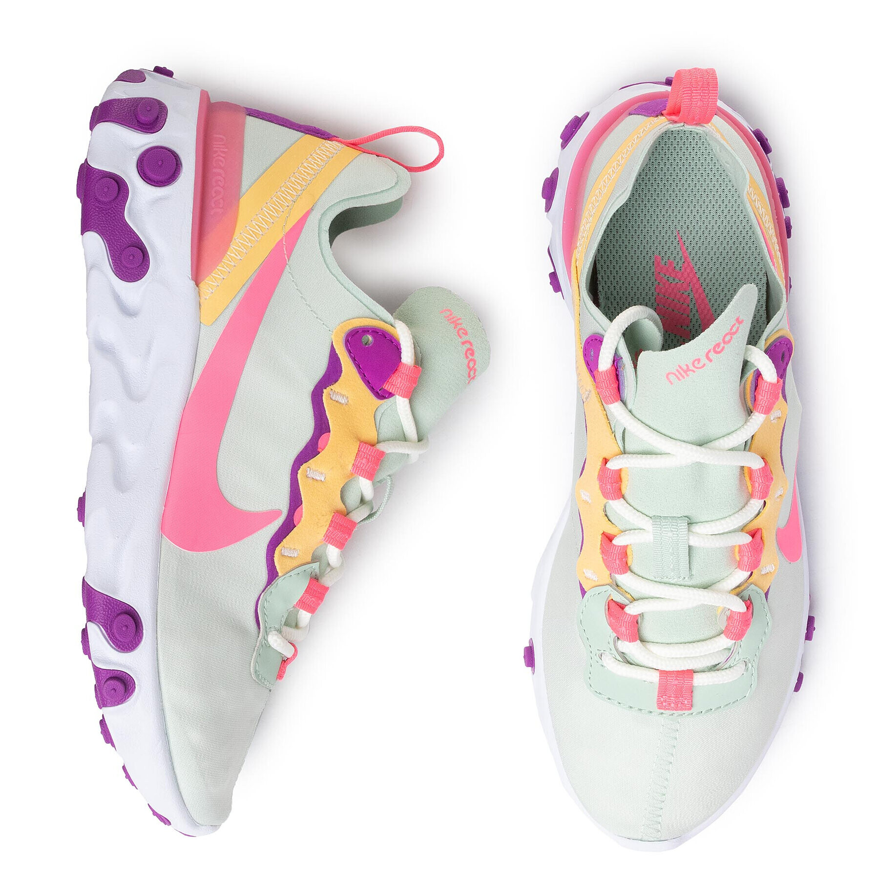 Nike Обувки React Element 55 BQ2728 303 Зелен - Pepit.bg