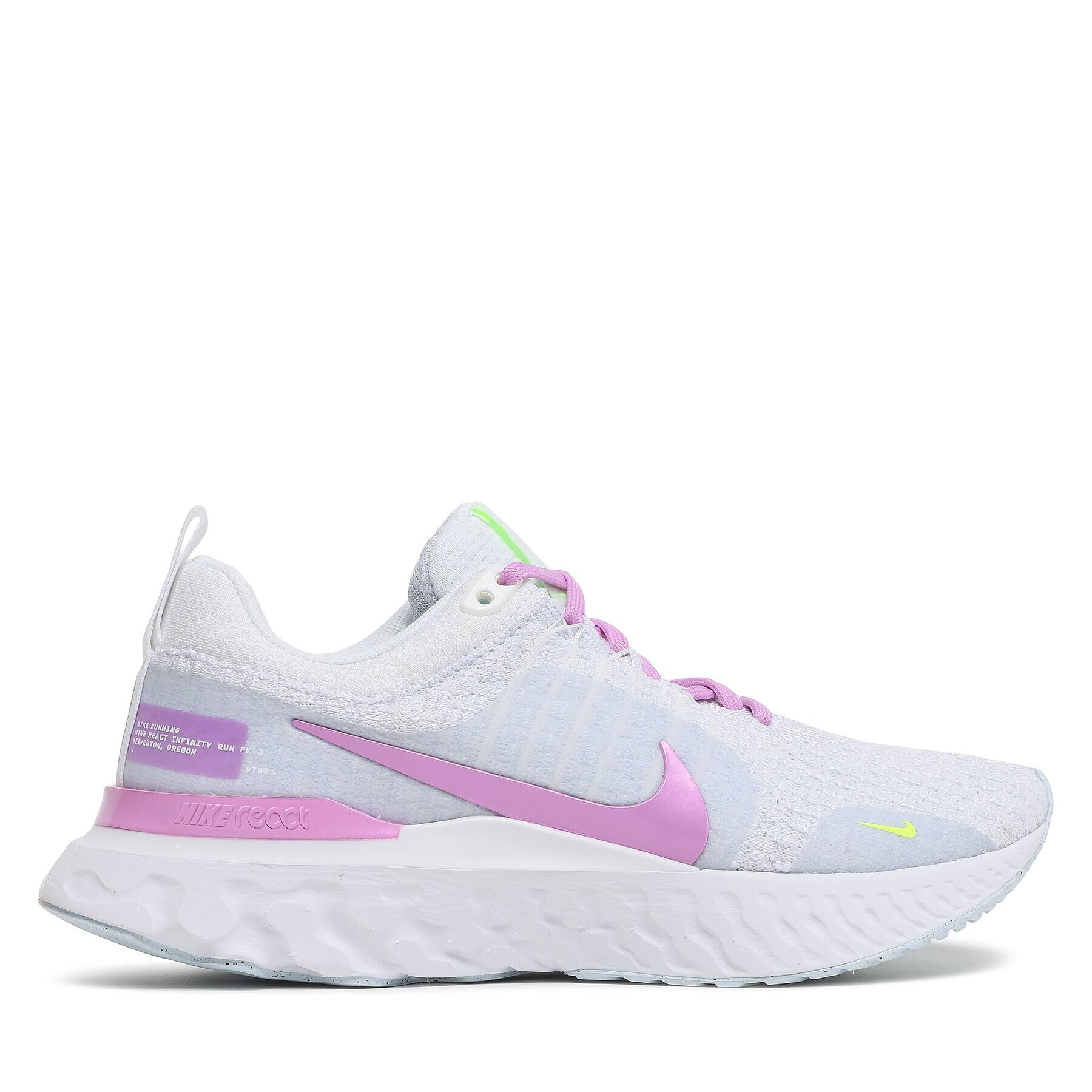 Nike Обувки React Infinity Run Fk 3 DZ3016 100 Бял - Pepit.bg