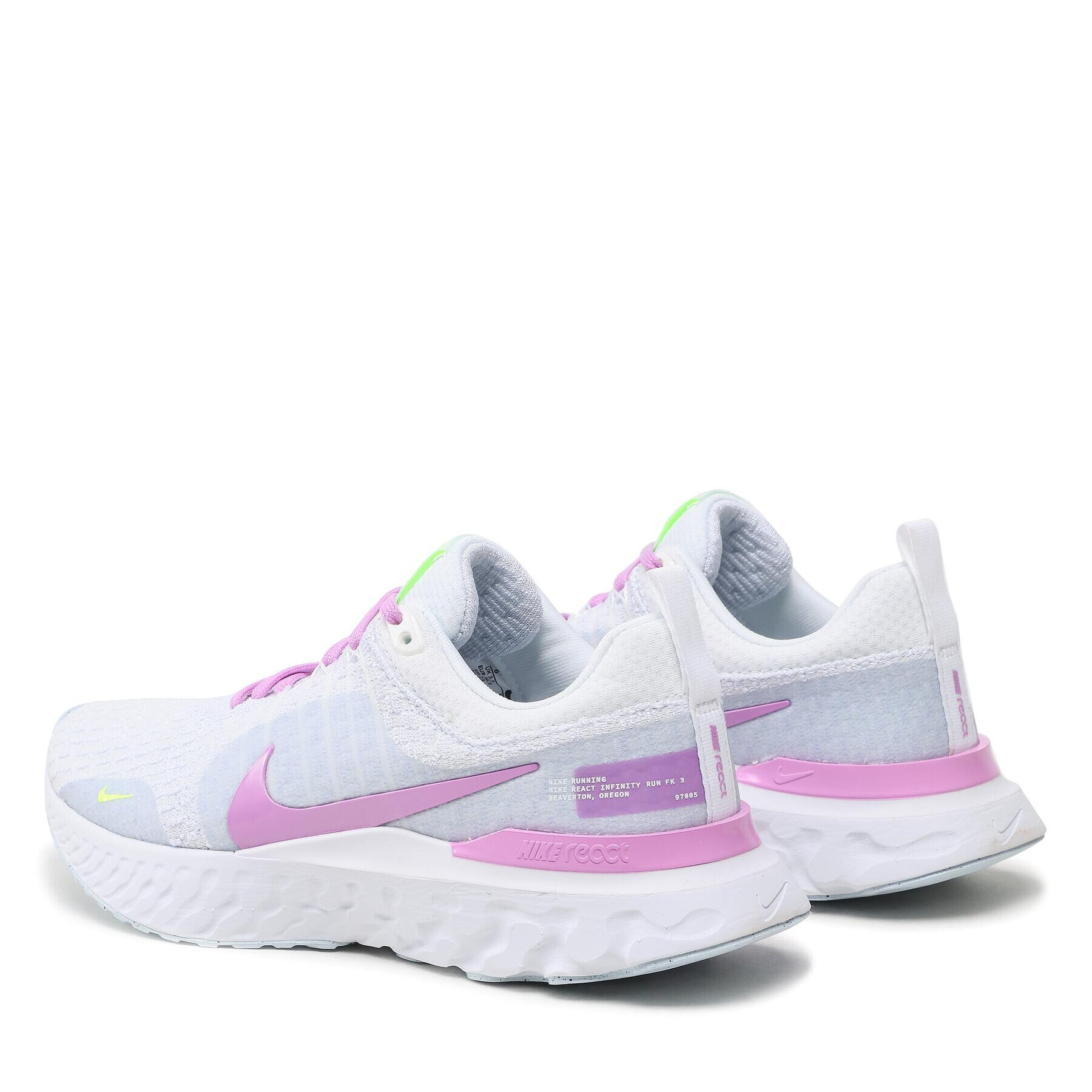 Nike Обувки React Infinity Run Fk 3 DZ3016 100 Бял - Pepit.bg