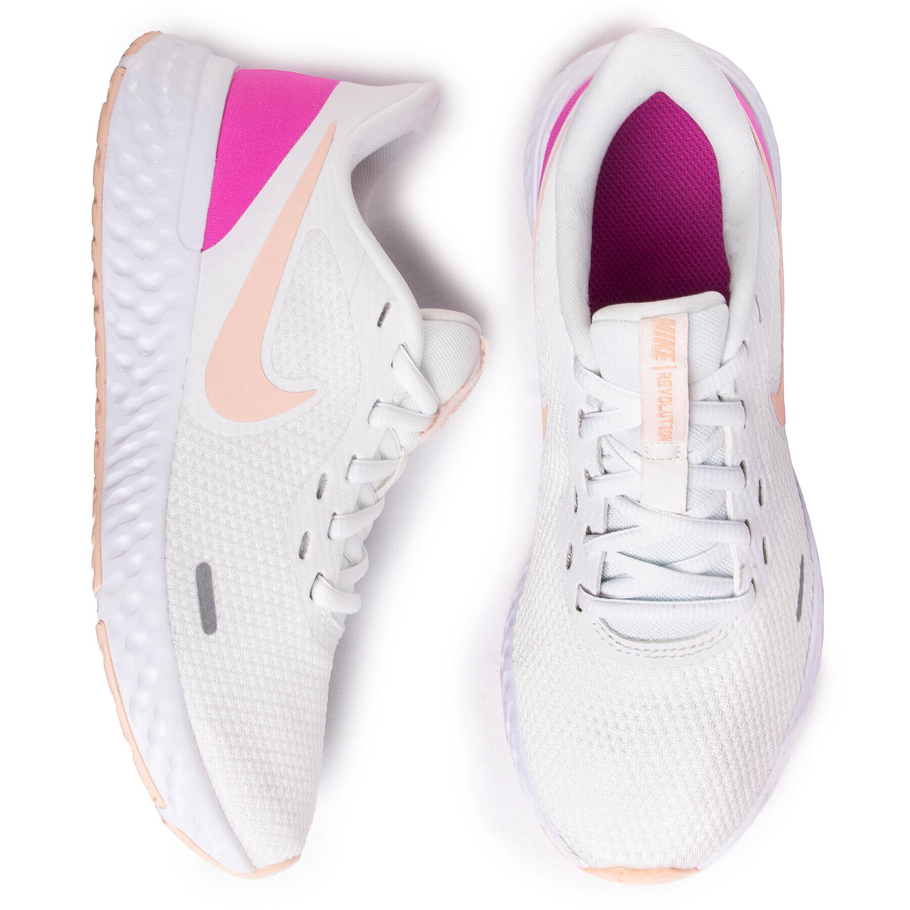 Nike Обувки Revolution 5 BQ3207 103 Бял - Pepit.bg