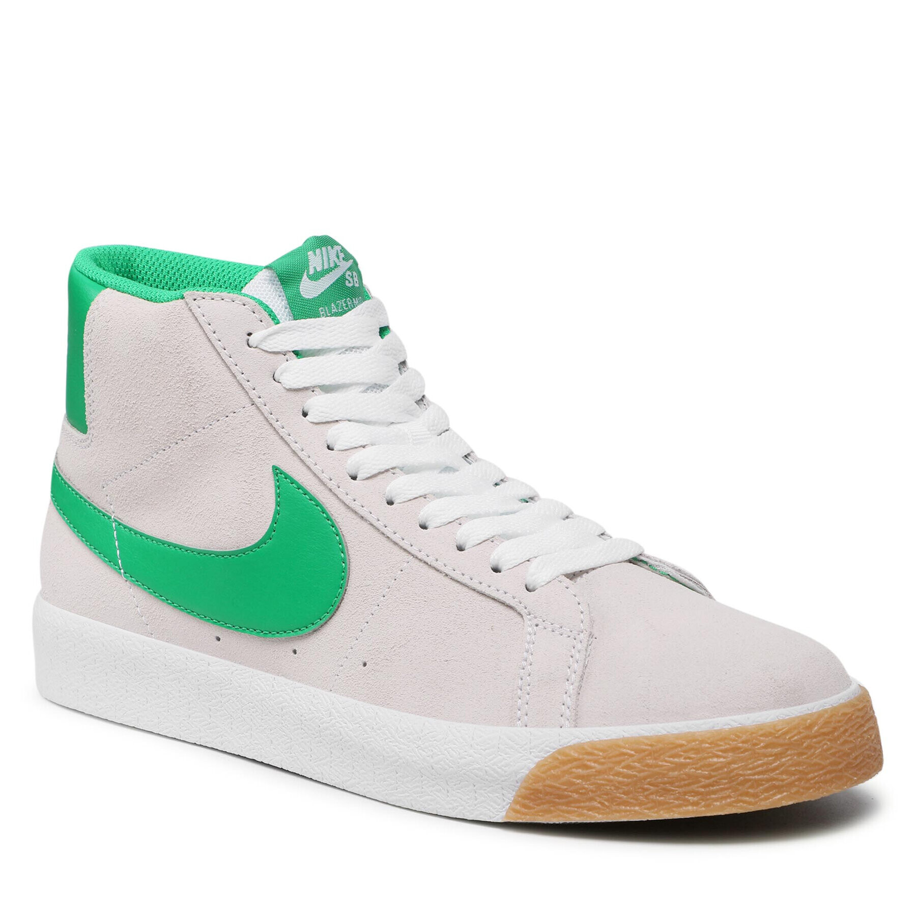Nike Обувки Sb Zoom Blazer Mid 864349-106 Бял - Pepit.bg