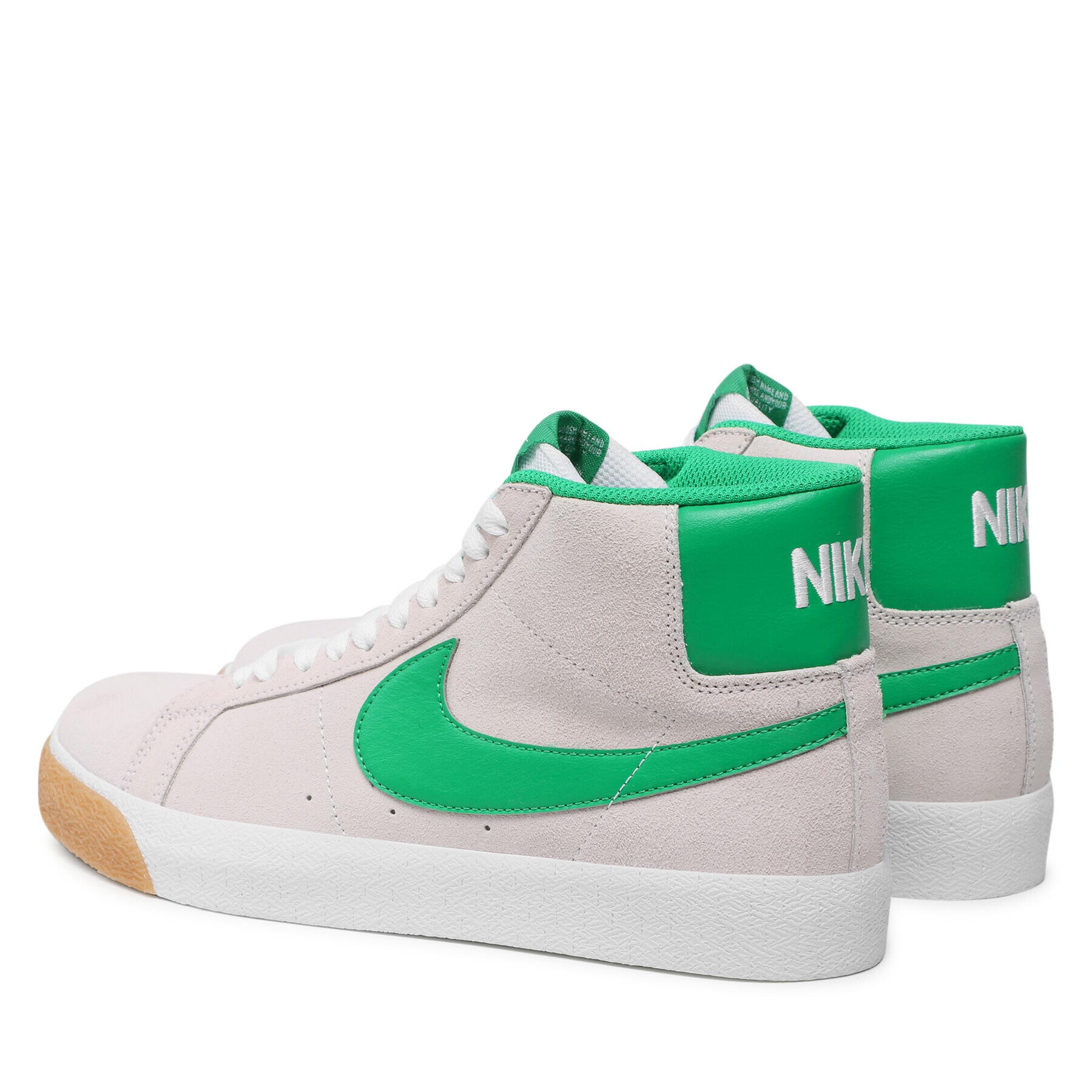 Nike Обувки Sb Zoom Blazer Mid 864349-106 Бял - Pepit.bg