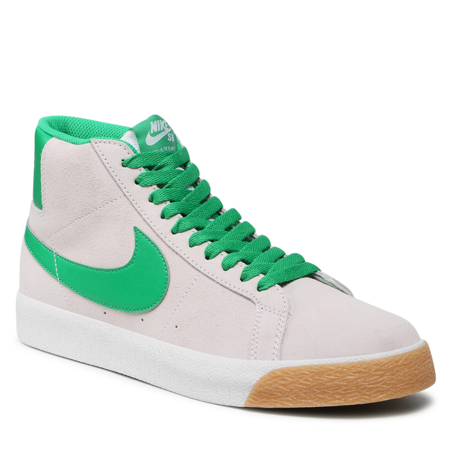 Nike Обувки Sb Zoom Blazer Mid 864349-106 Бял - Pepit.bg