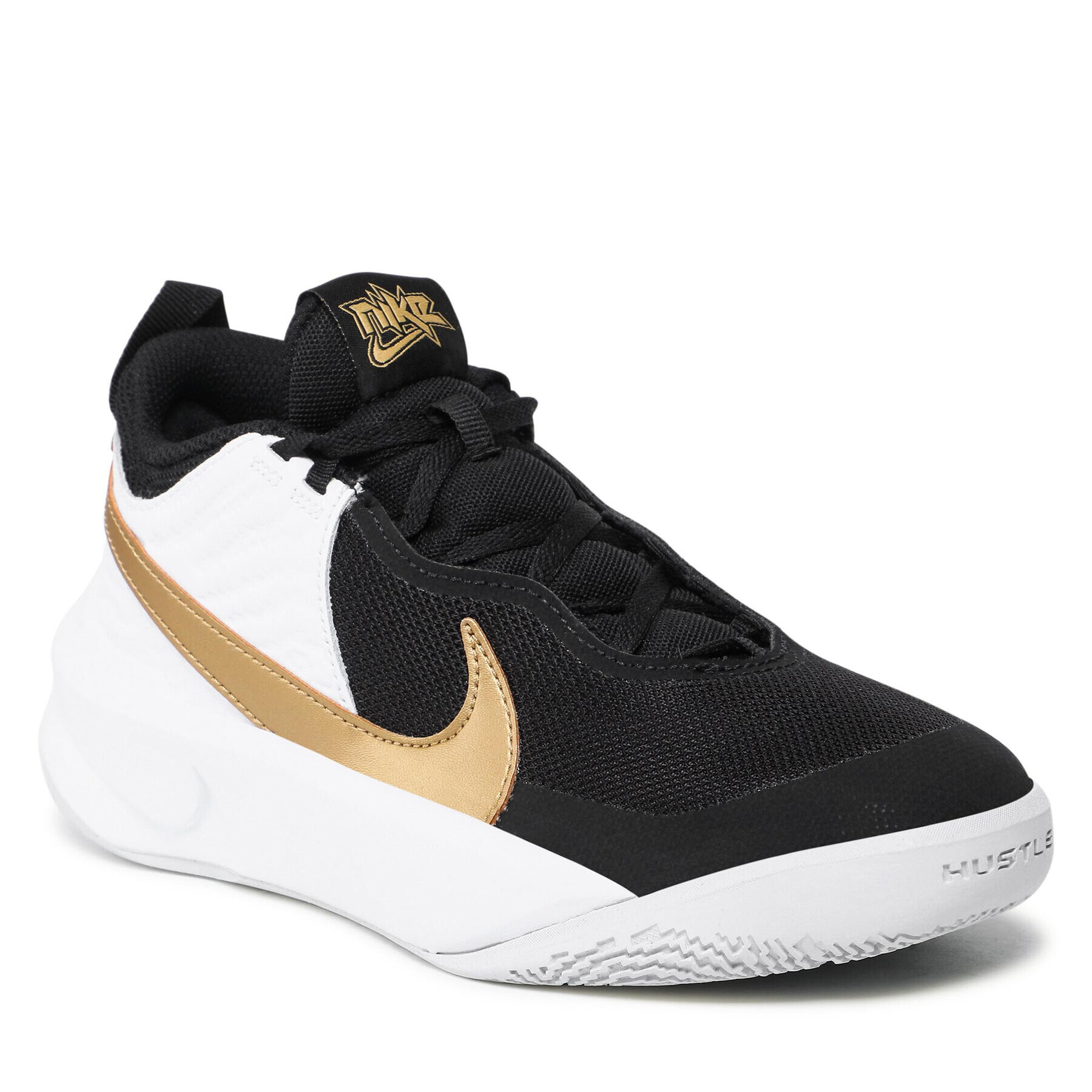 Nike Обувки Team Hustle D 10 (GS) CW6735 002 Черен - Pepit.bg