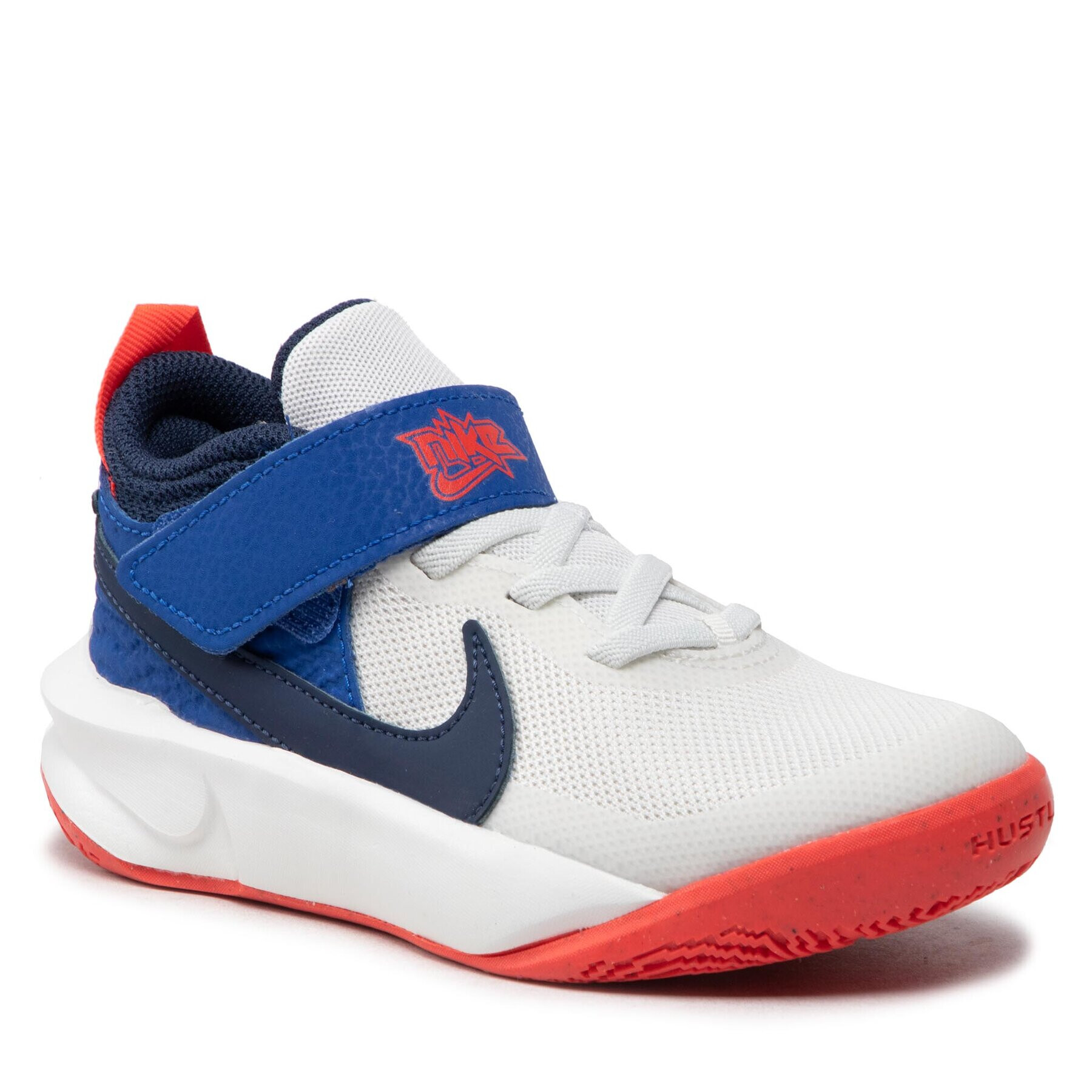 Nike Обувки Team Hustle D 10 (PS) CW6736 103 Бял - Pepit.bg