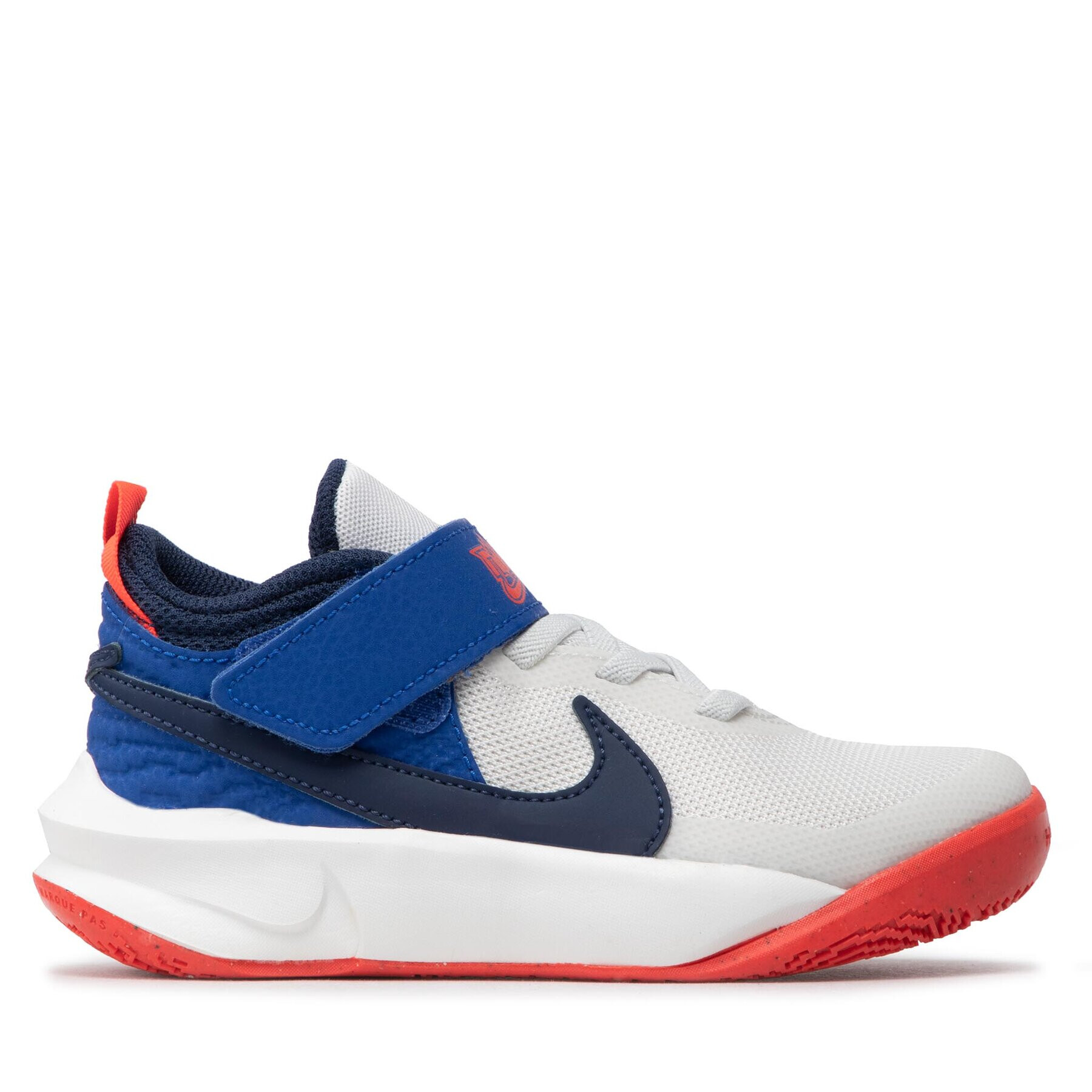 Nike Обувки Team Hustle D 10 (PS) CW6736 103 Бял - Pepit.bg