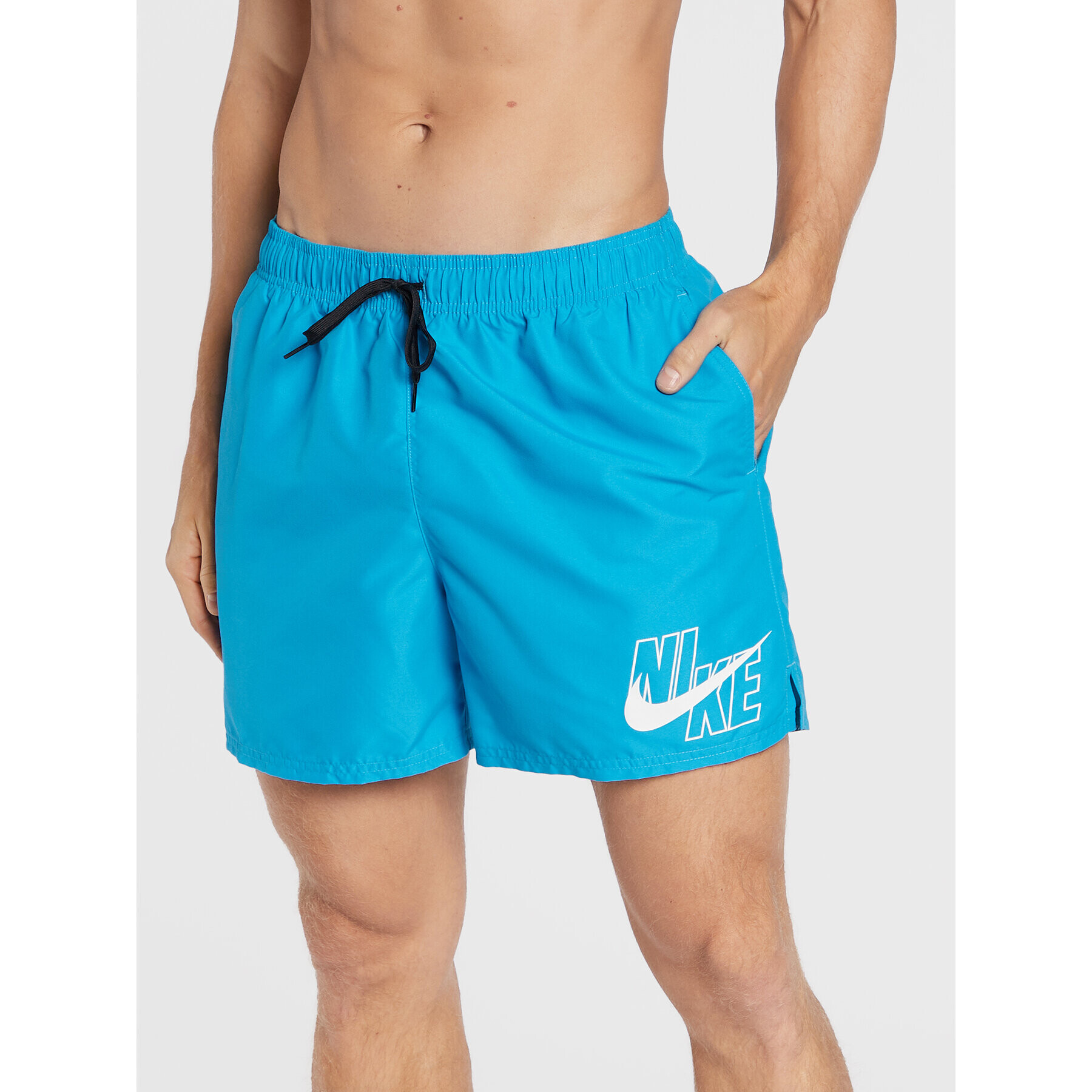 Nike Плувни шорти Logo Lap 5 NESSA566 Син Regular Fit - Pepit.bg