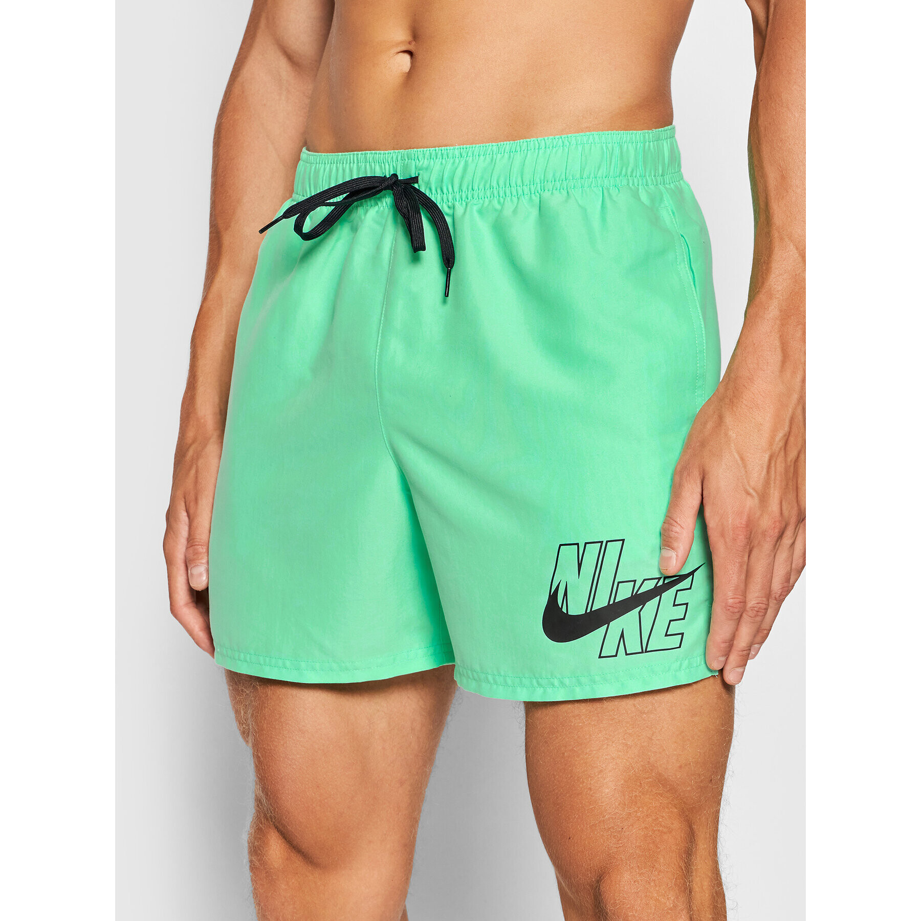 Nike Плувни шорти Logo Lap 5 NESSA566 Зелен Standard Fit - Pepit.bg