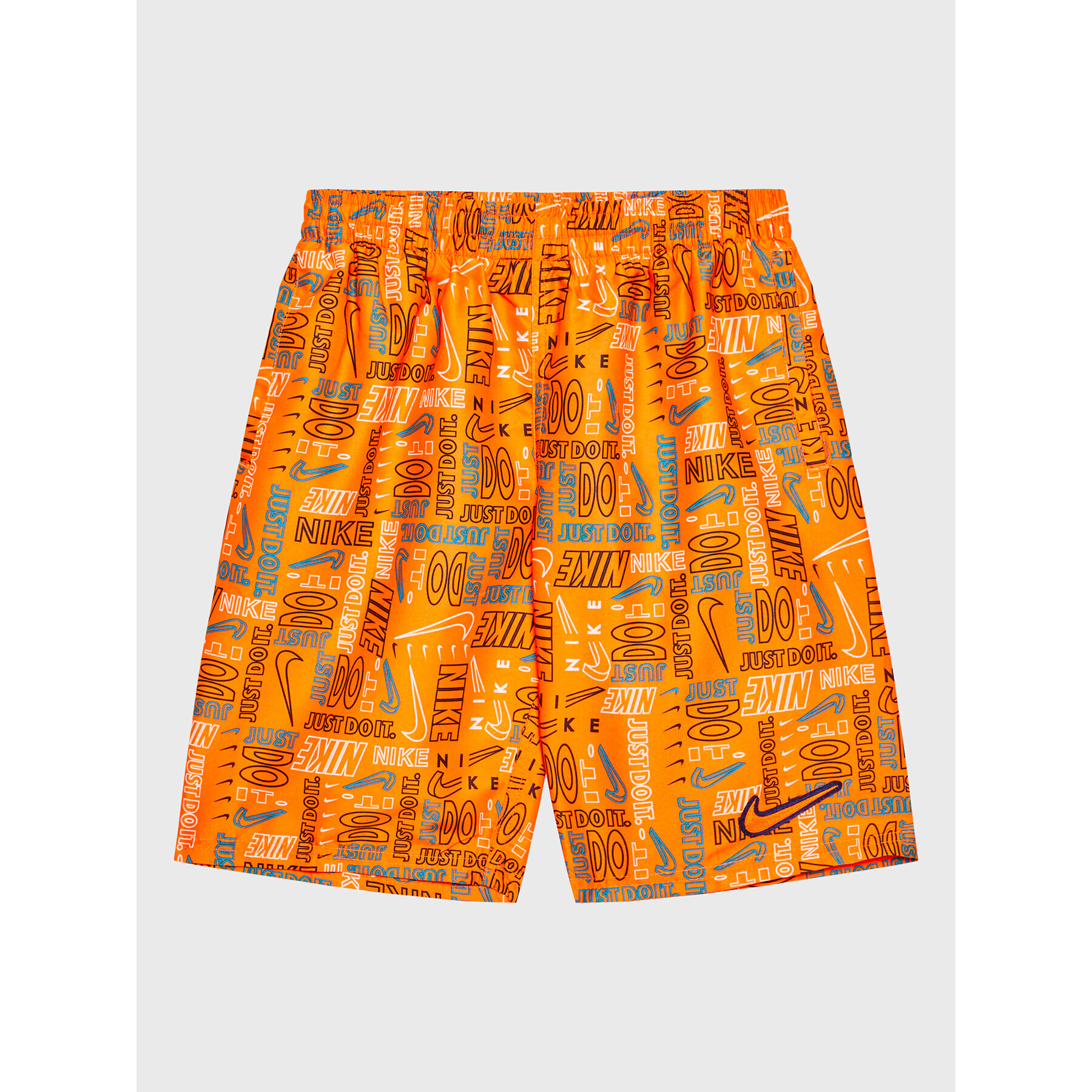Nike Плувни шорти Logo Mashup NESSC791 Оранжев Regular Fit - Pepit.bg