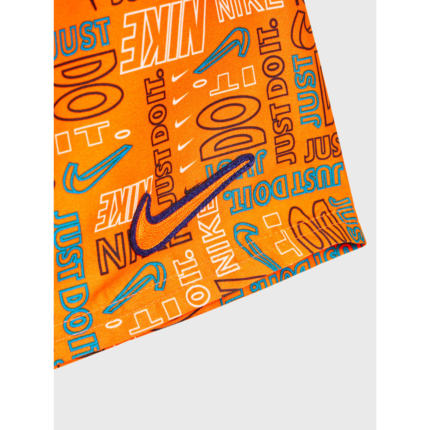 Nike Плувни шорти Logo Mashup NESSC791 Оранжев Regular Fit - Pepit.bg