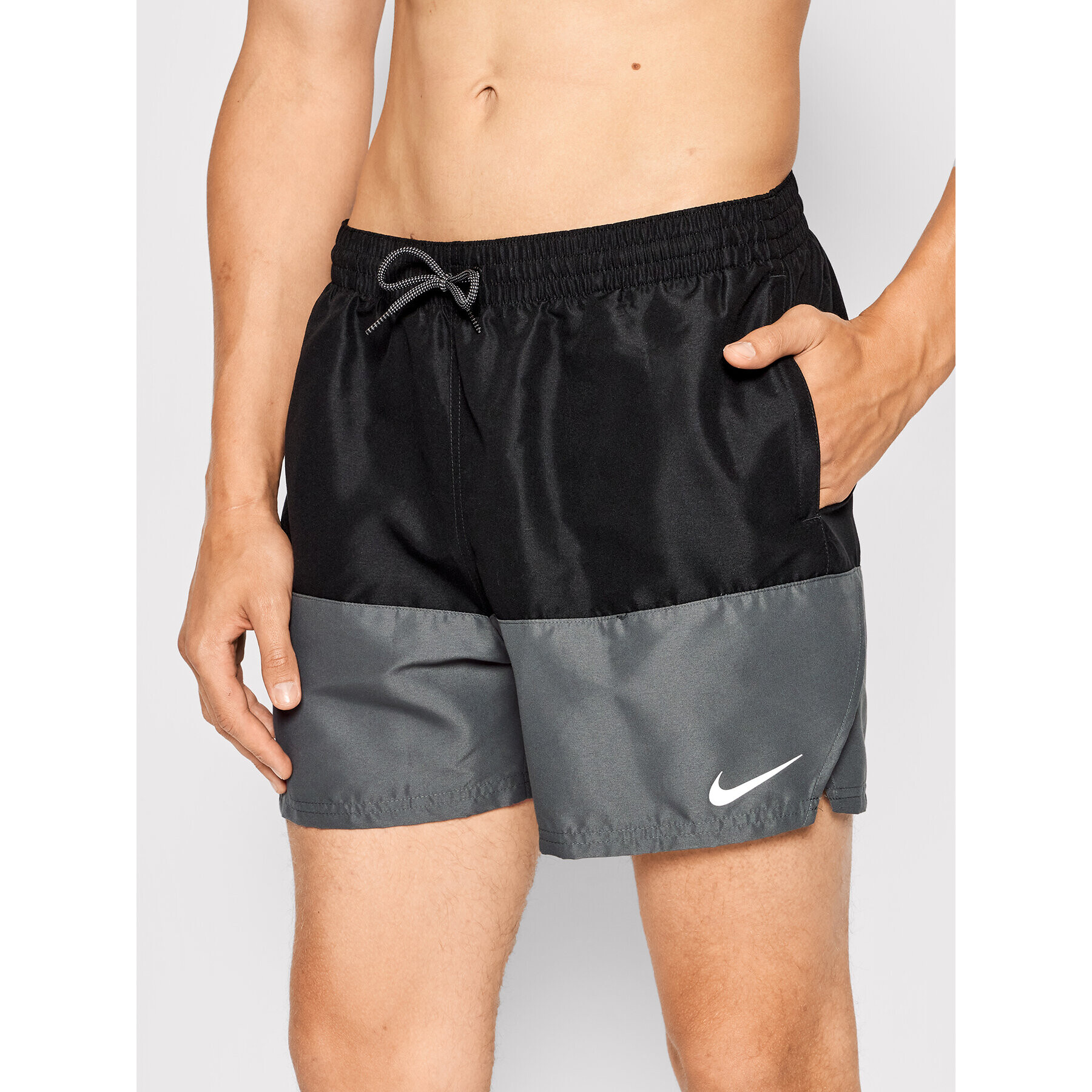 Nike Плувни шорти Split Panel NESSB451 Черен Regular Fit - Pepit.bg