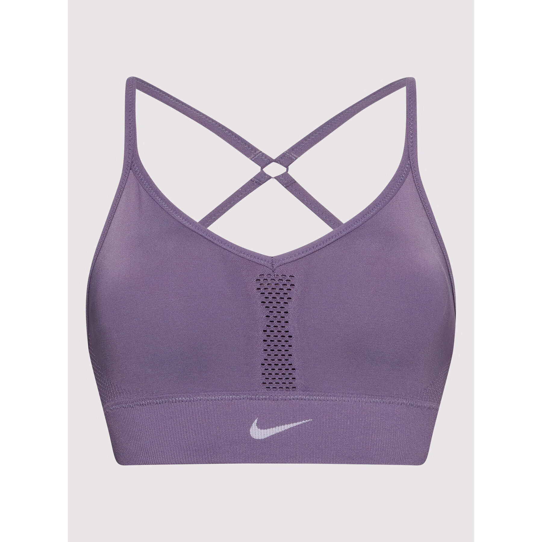 Nike Спортен сутиен Indy Seamless CJ5875 Виолетов - Pepit.bg