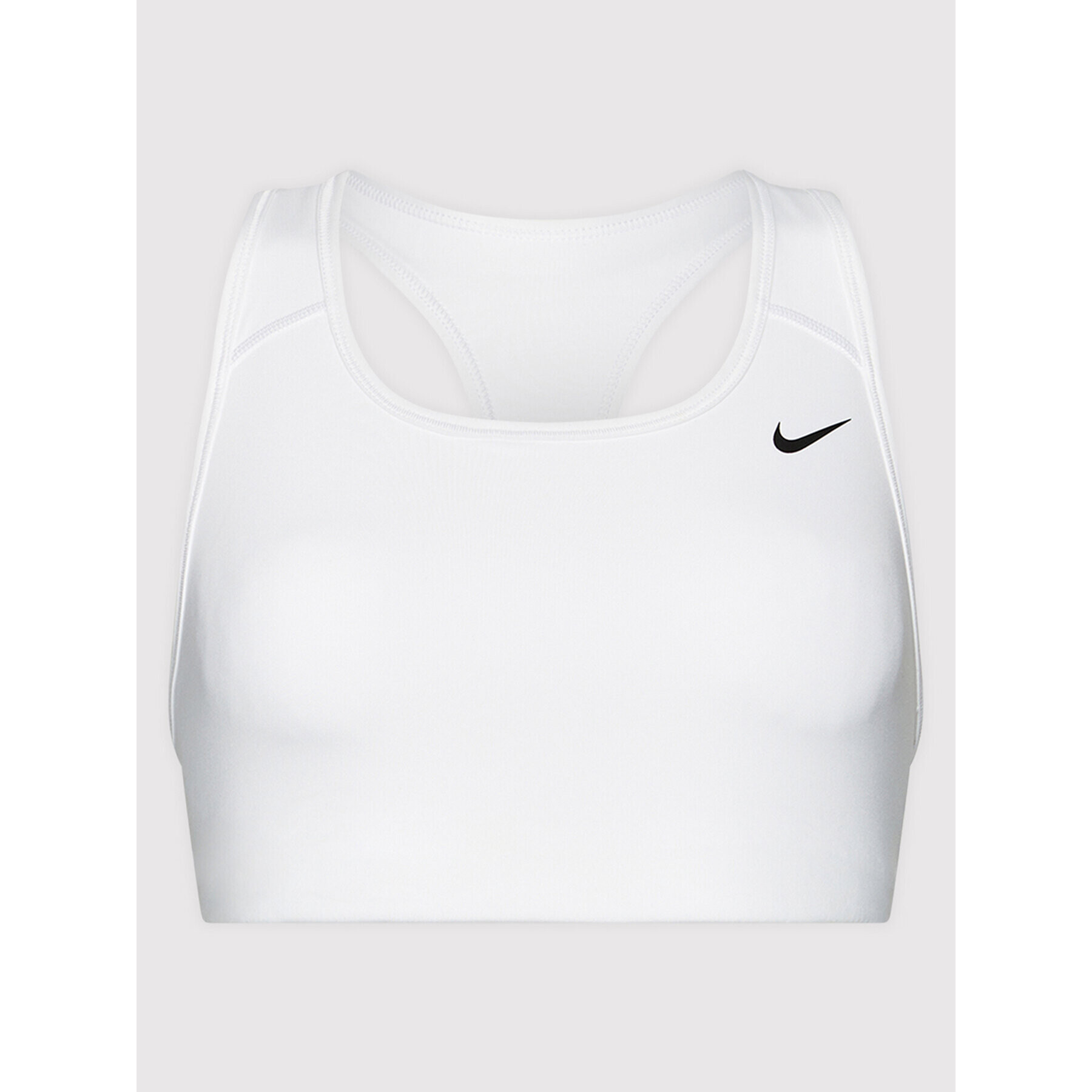 Nike Спортен сутиен Swoosh BV3630 Бял - Pepit.bg