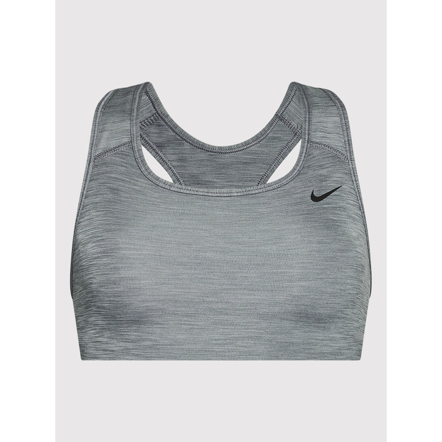 Nike Спортен сутиен Swoosh BV3630 Сив - Pepit.bg