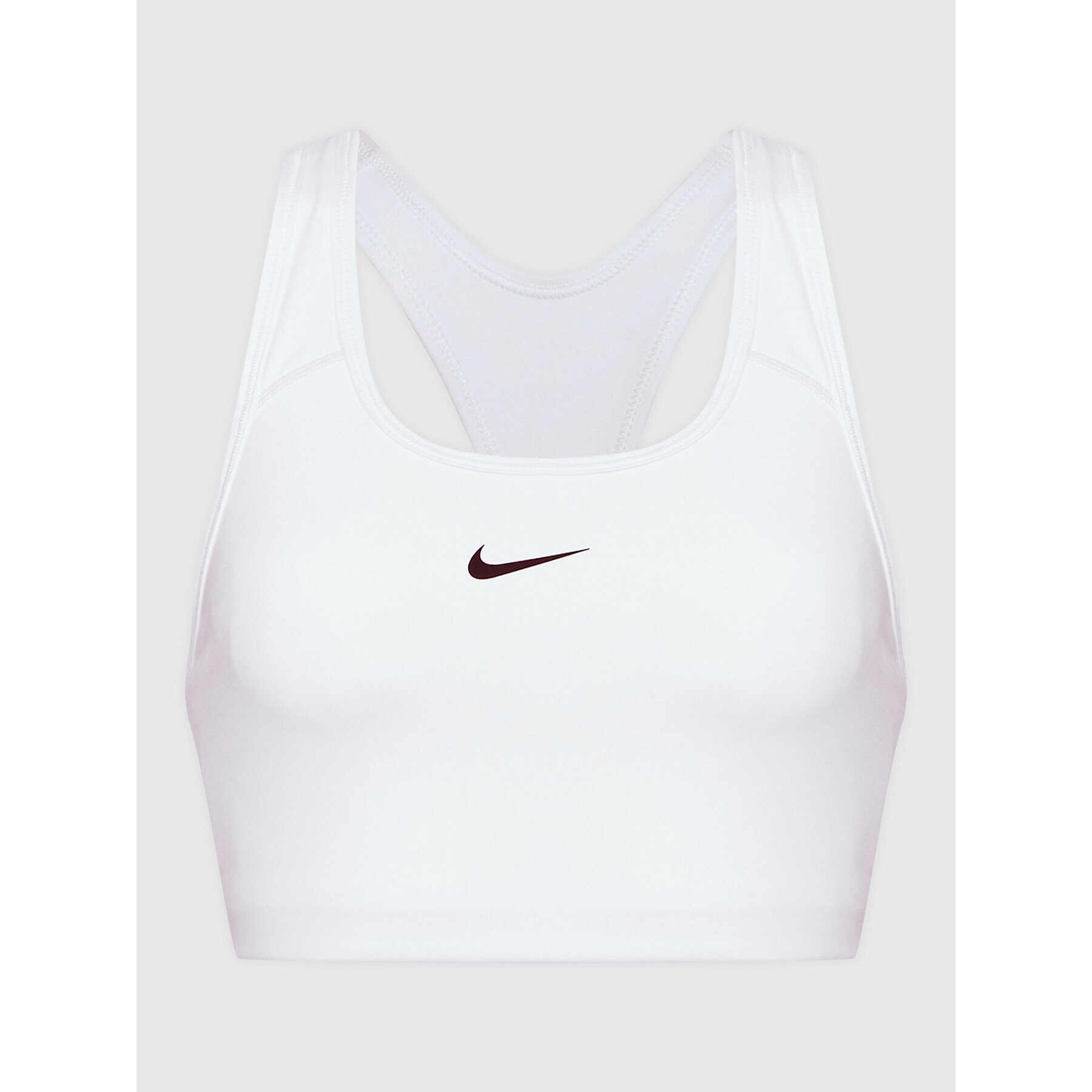 Nike Спортен сутиен Swoosh BV3636 Бял - Pepit.bg