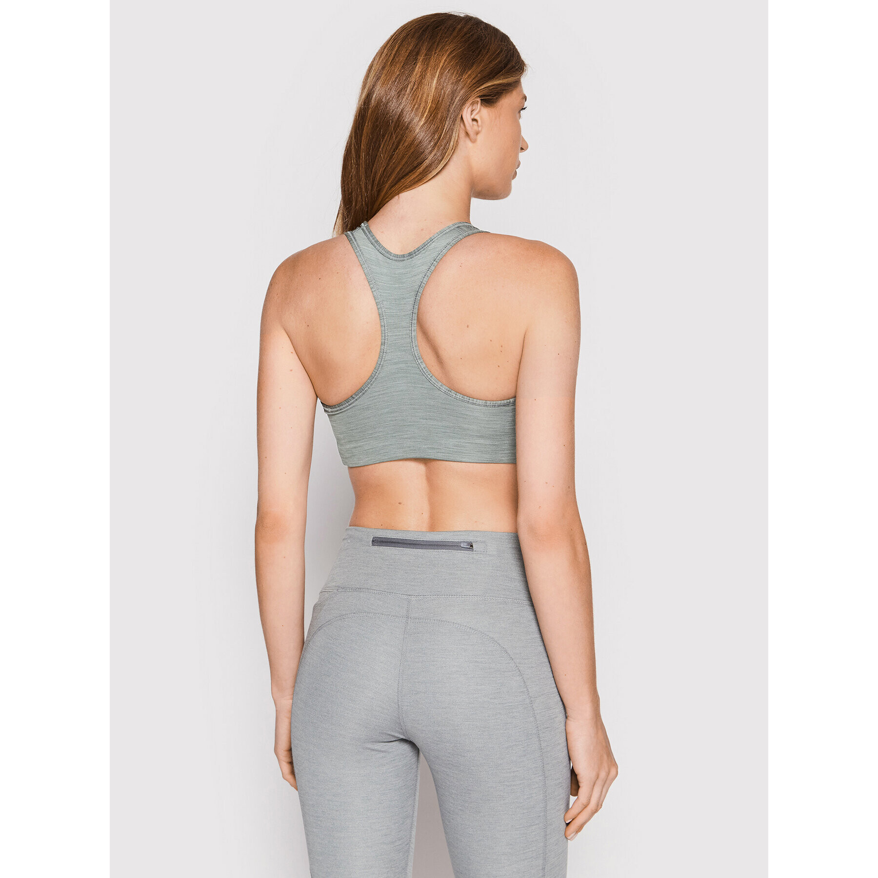 Nike Спортен сутиен Swoosh BV3636 Сив - Pepit.bg