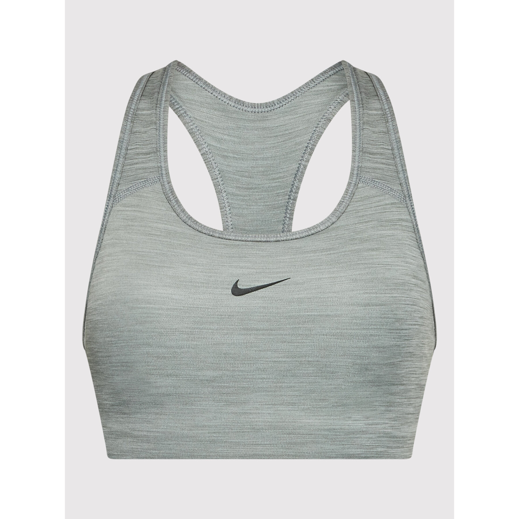 Nike Спортен сутиен Swoosh BV3636 Сив - Pepit.bg