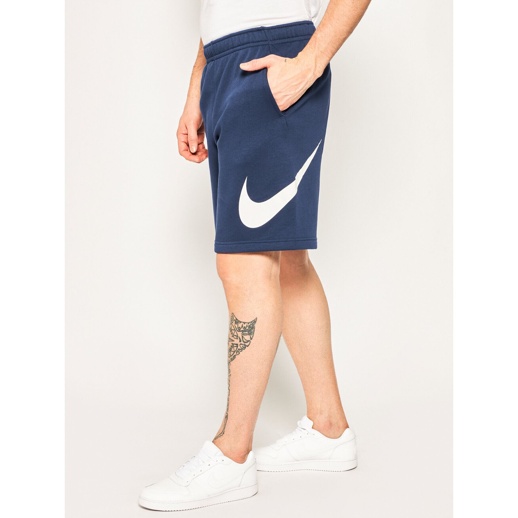 Nike Спортни шорти Club Short Bb BV2721 Тъмносин Regular Fit - Pepit.bg