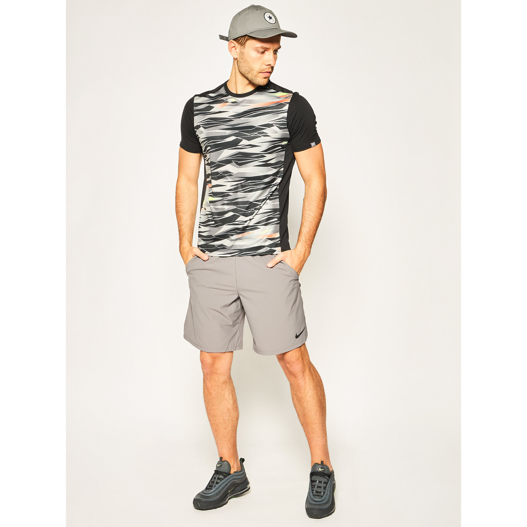 Nike Спортни шорти Flex 927526 Сив Standard Fit - Pepit.bg