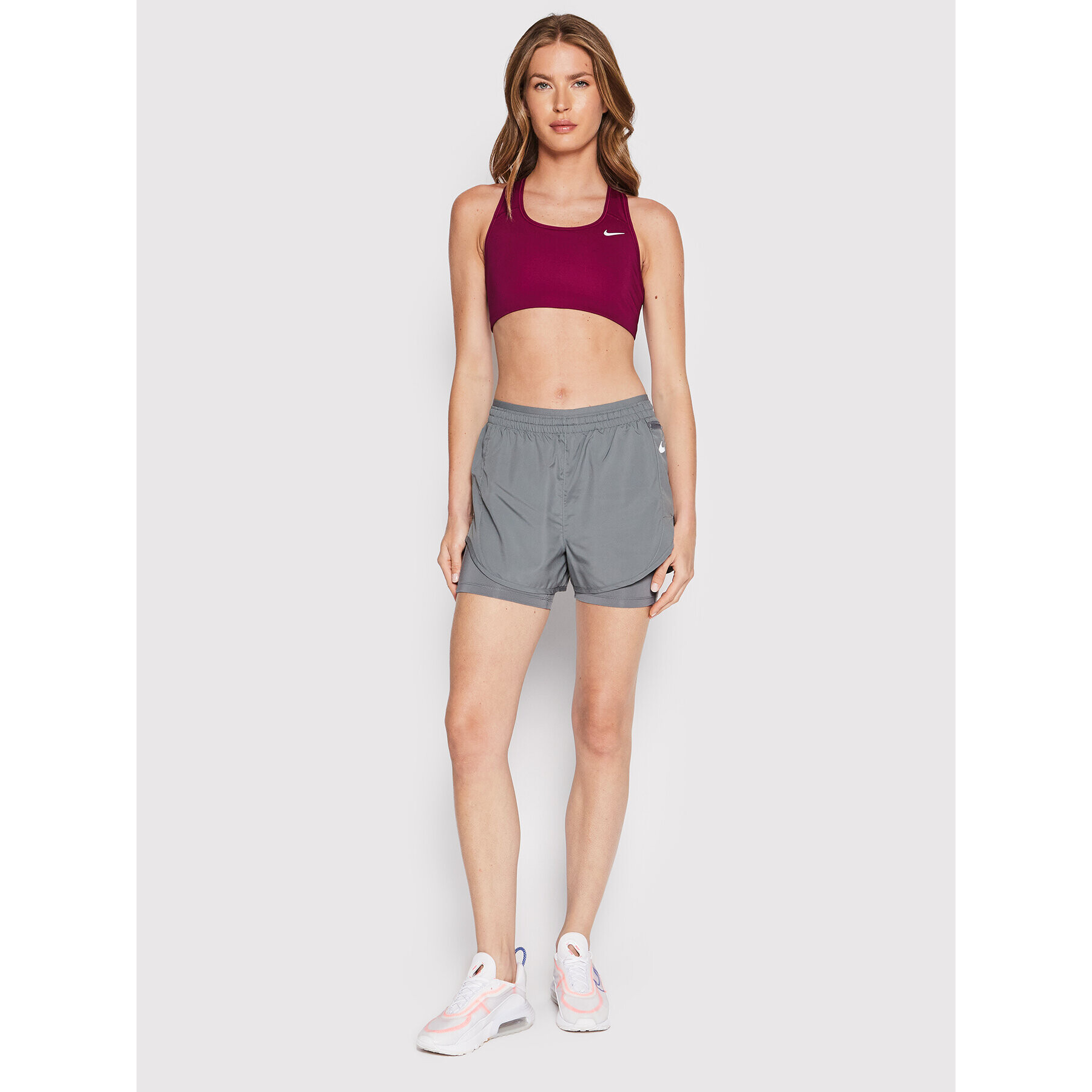 Nike Спортни шорти Tempo Luxe CZ9574 Сив Regular Fit - Pepit.bg