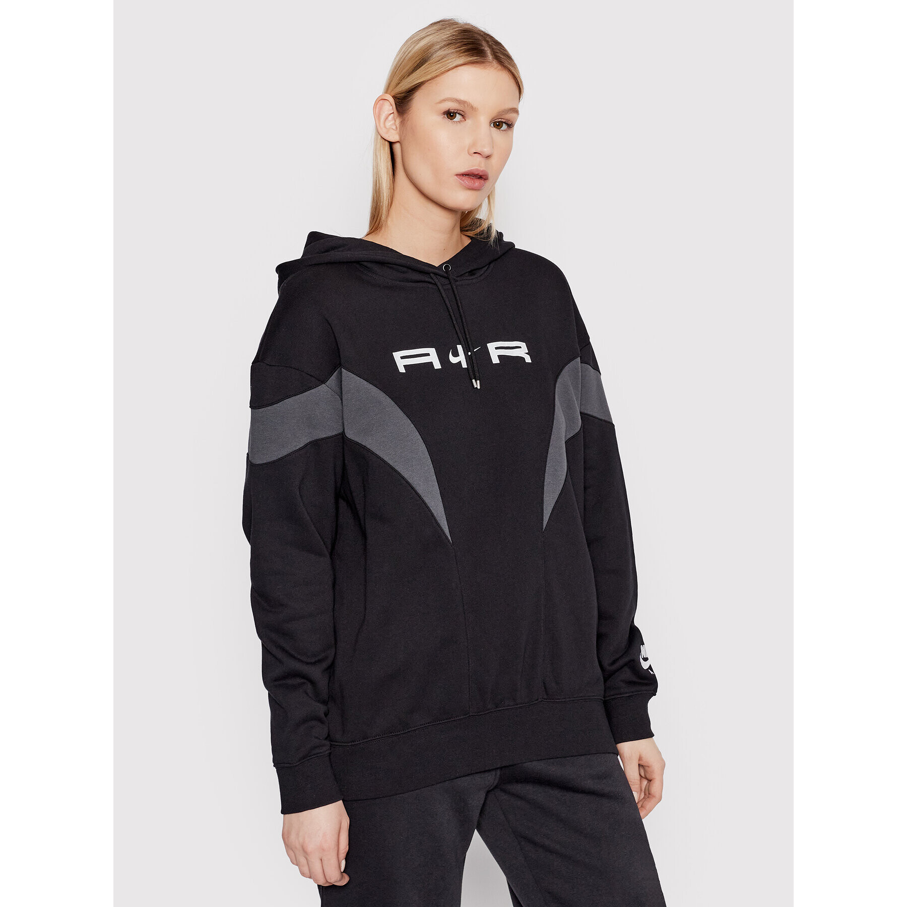 Nike Суитшърт Air DD5417 Черен Oversize - Pepit.bg