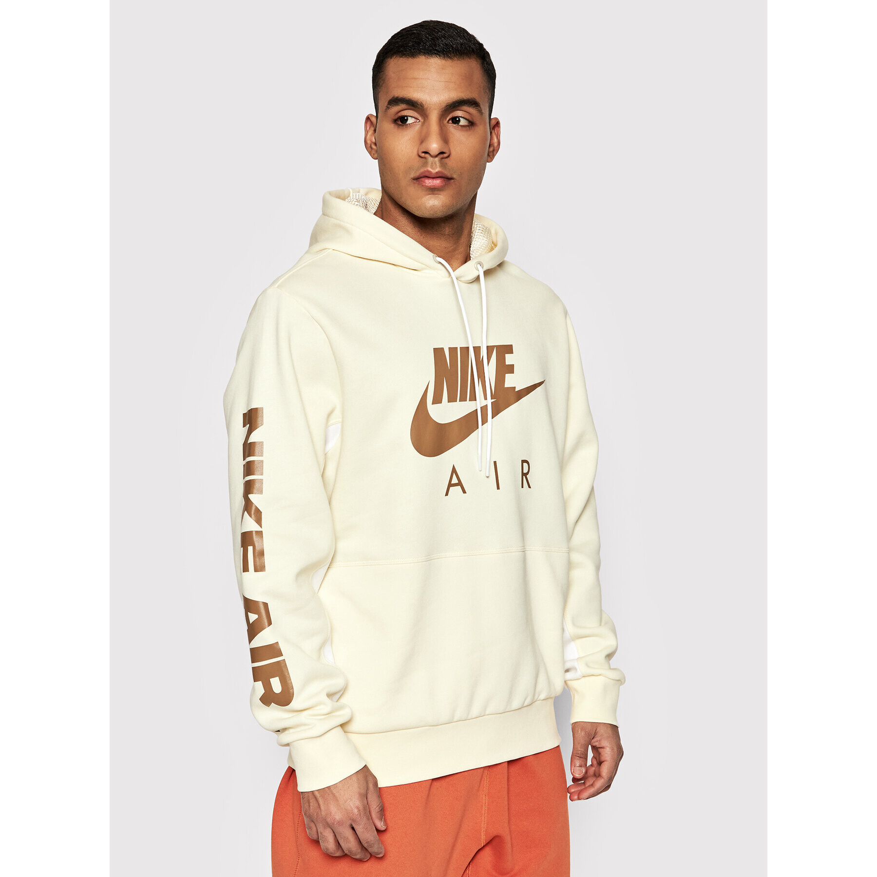 Nike Суитшърт Air DM5202 Бежов Regular Fit - Pepit.bg
