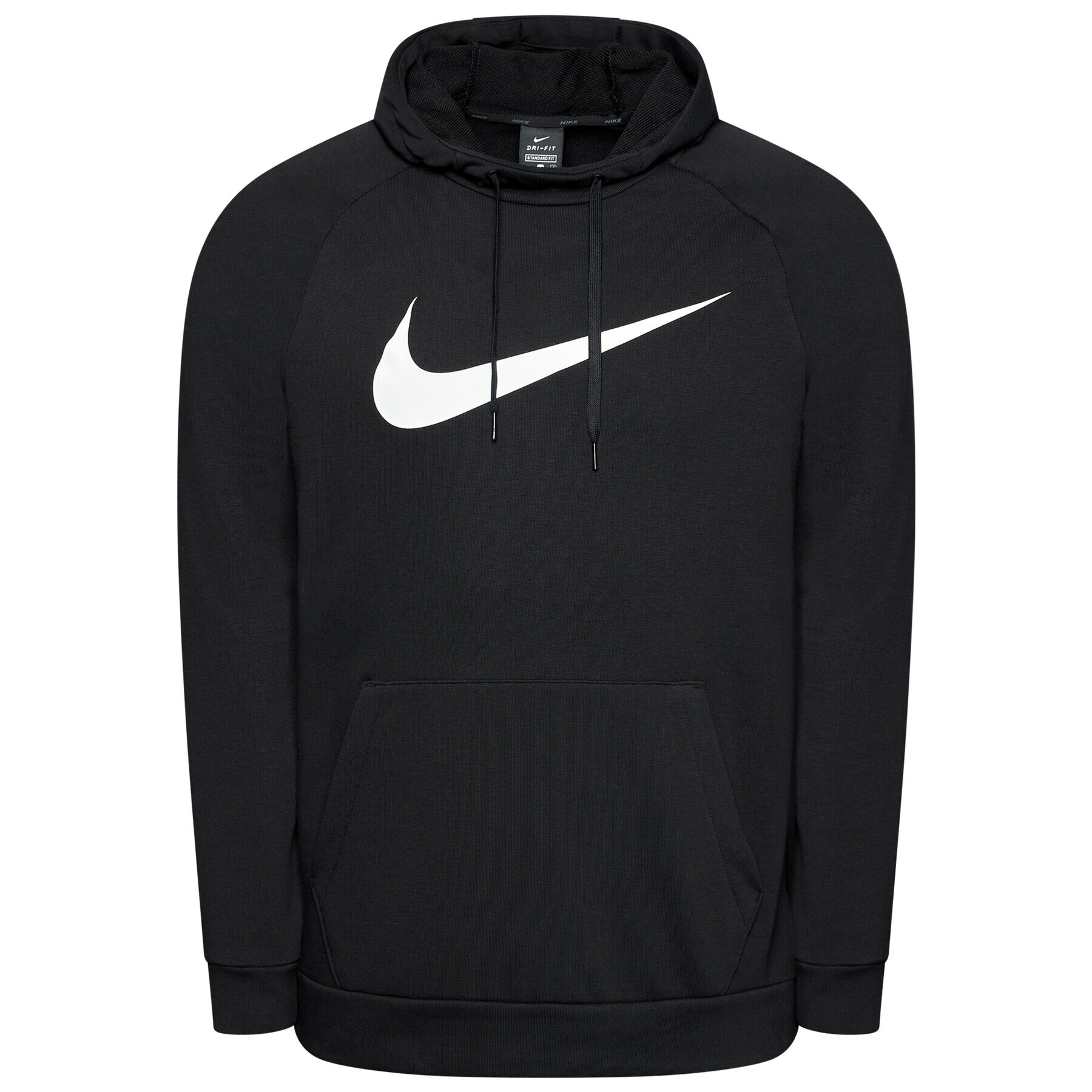 Nike Суитшърт Dri-Fit Swoosh CZ2425 Черен Standard Fit - Pepit.bg