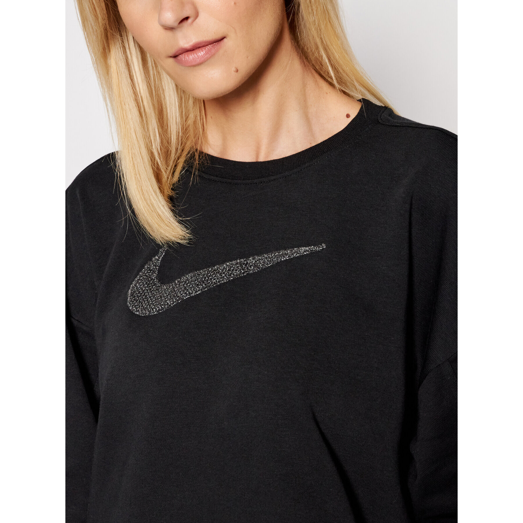 Nike Суитшърт Get Fit CU5506 Черен Oversize - Pepit.bg