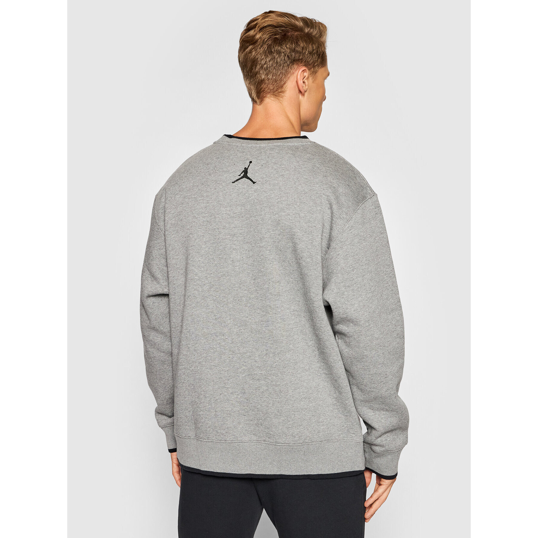 Nike Суитшърт Jordan Jumpman Classics CV2370 Сив Standard Fit - Pepit.bg