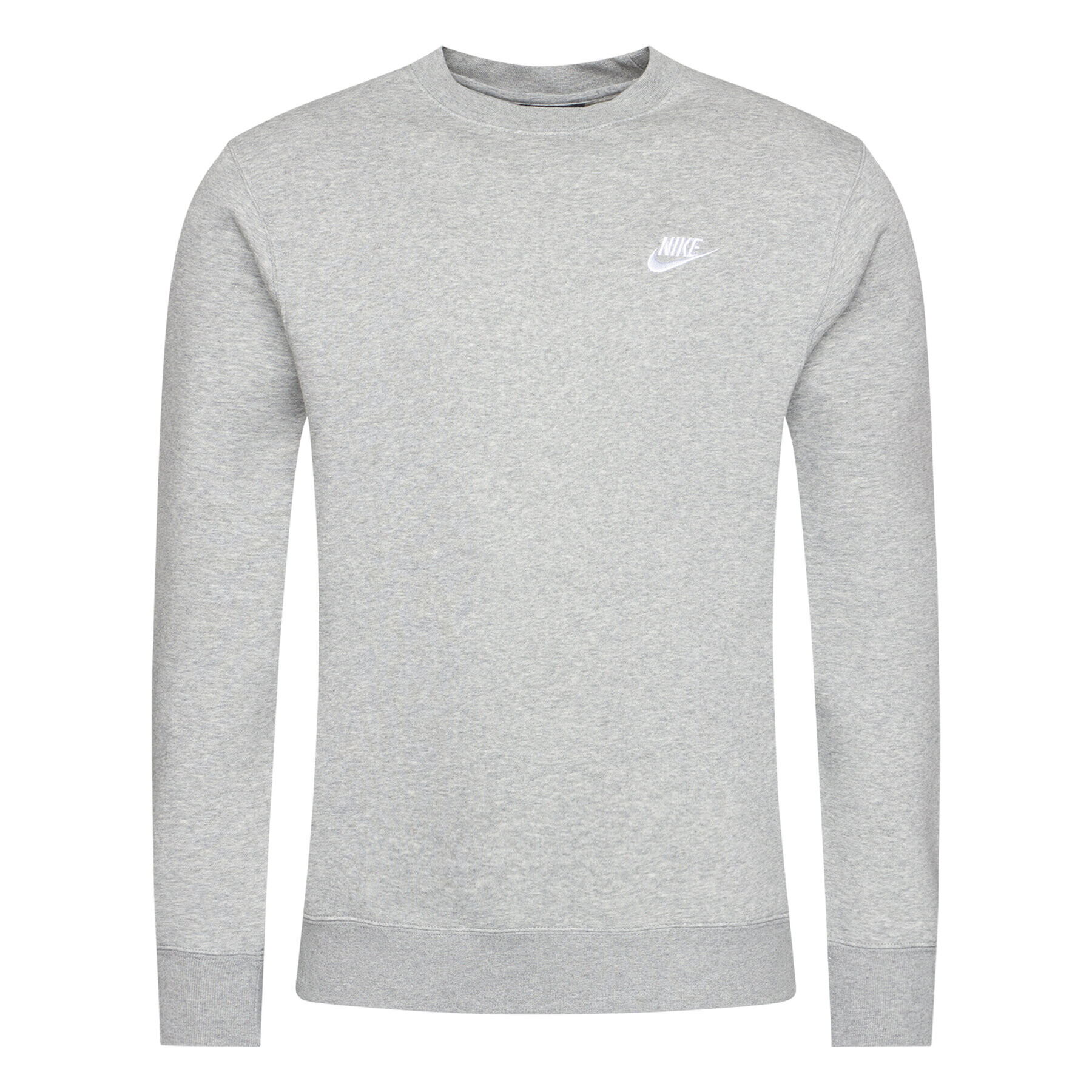 Nike Суитшърт Nsw Club BV2662 Сив Standard Fit - Pepit.bg