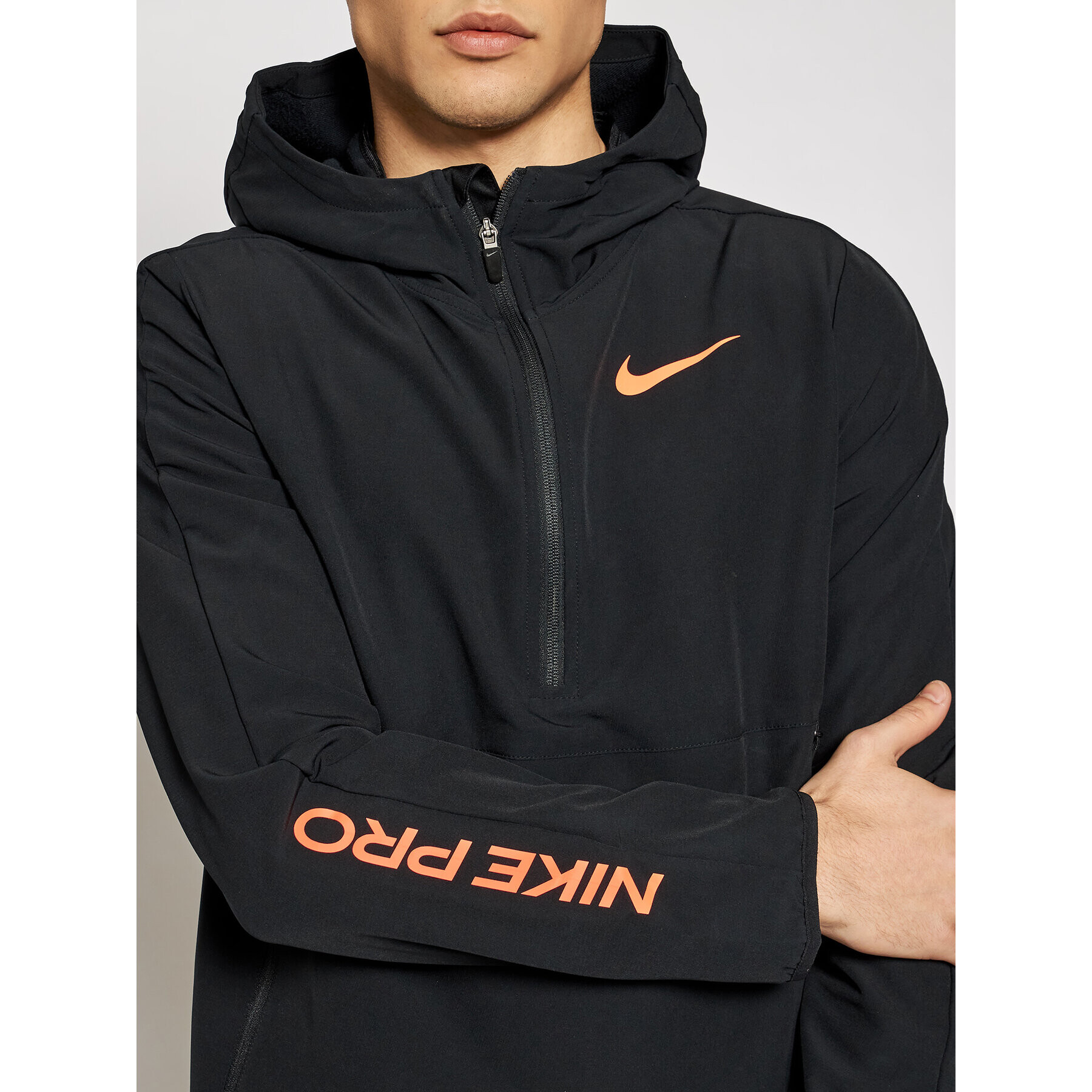 Nike Суитшърт от техническо трико Pro CZ1510 Черен Standard Fit - Pepit.bg