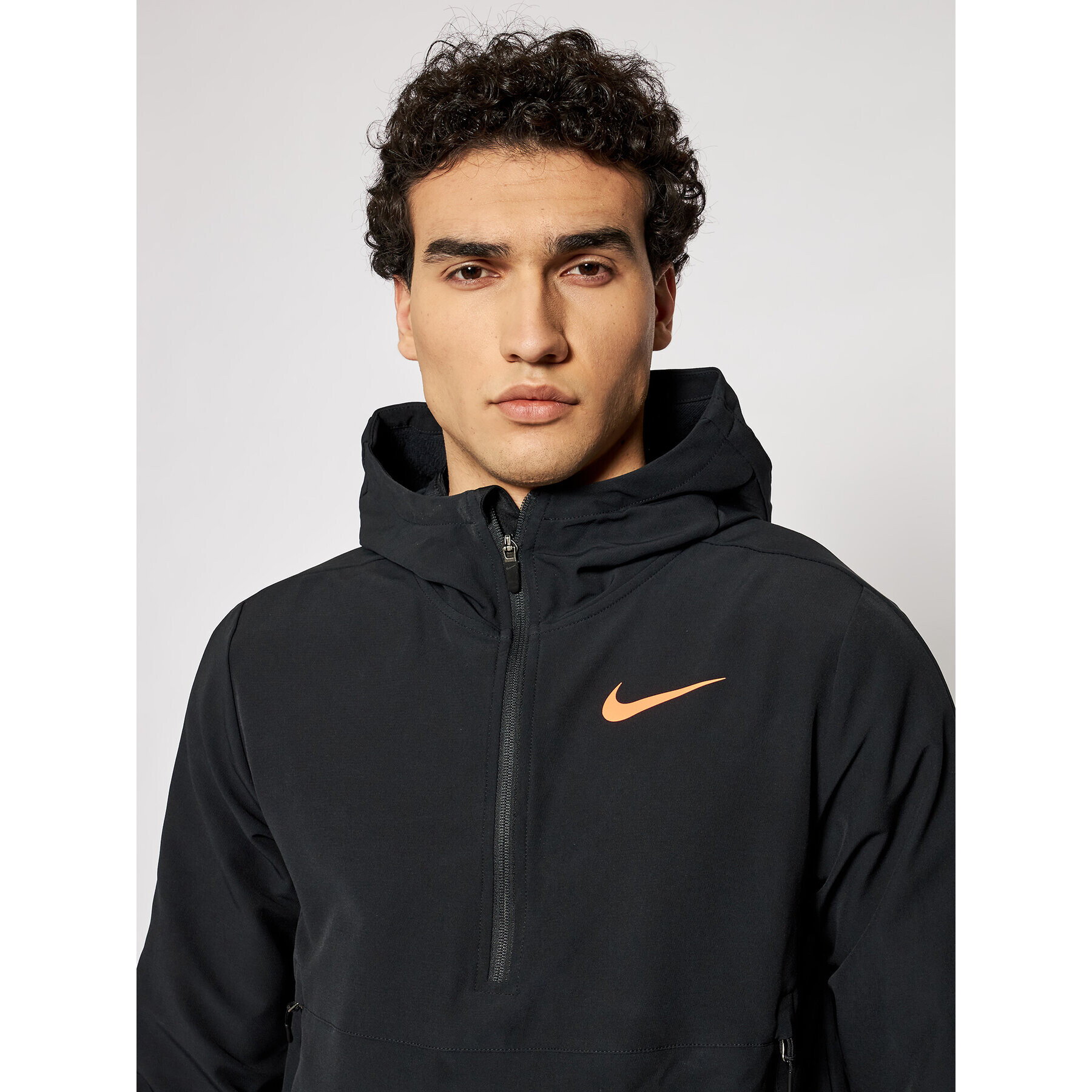 Nike Суитшърт от техническо трико Pro CZ1510 Черен Standard Fit - Pepit.bg