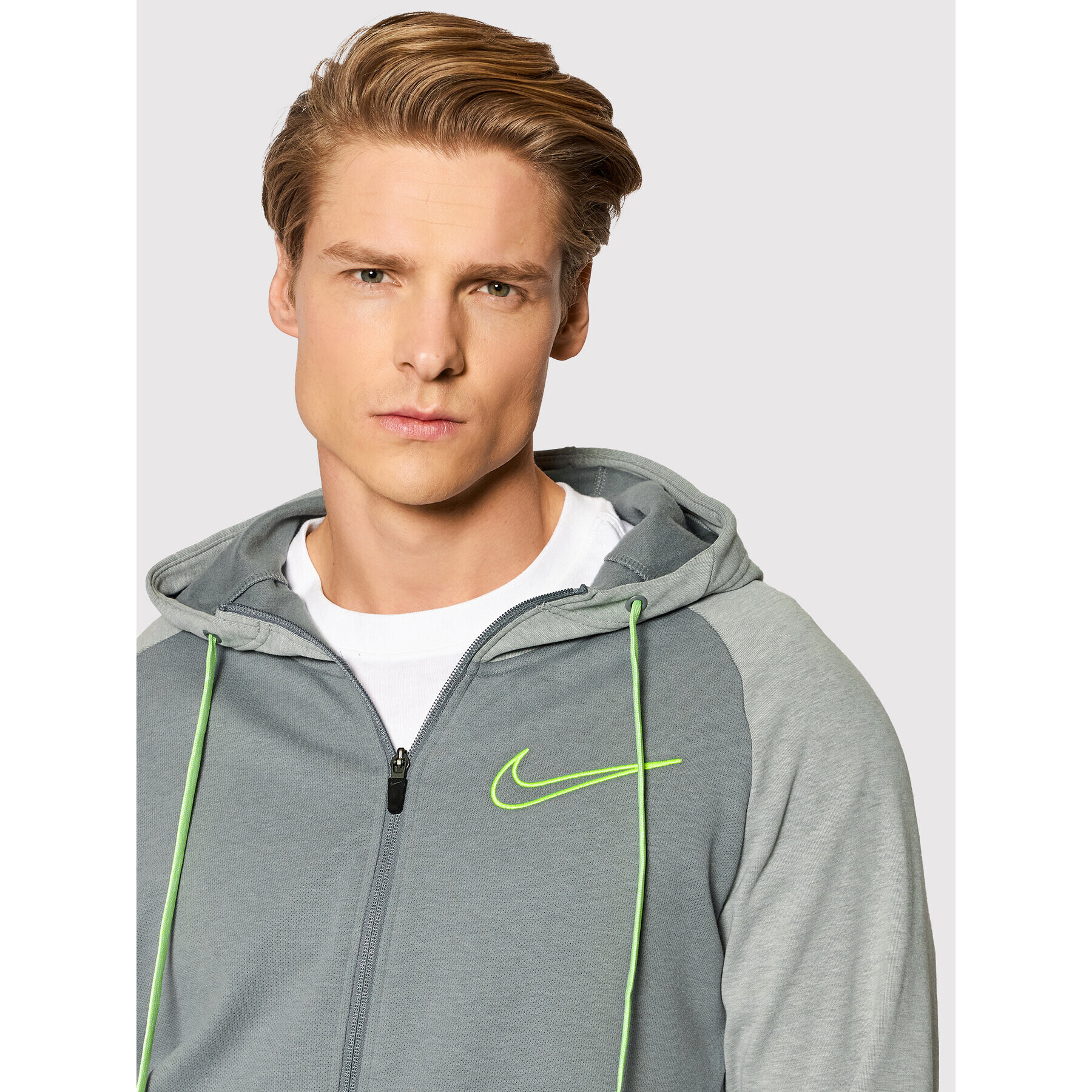 Nike Суитшърт от техническо трико Training DD2102 Сив Regular Fit - Pepit.bg