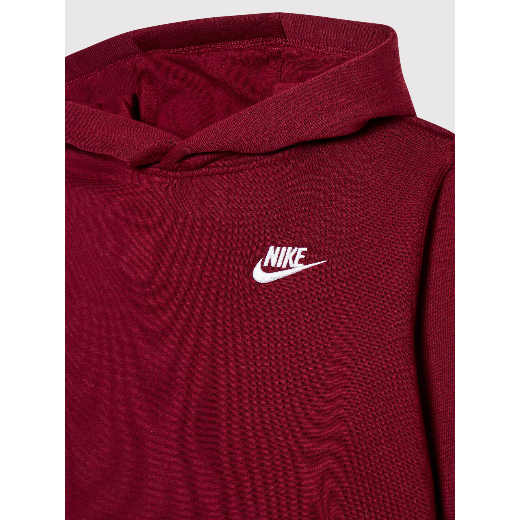 Nike Суитшърт Sportswear Club BV3757 Бордо Standard Fit - Pepit.bg