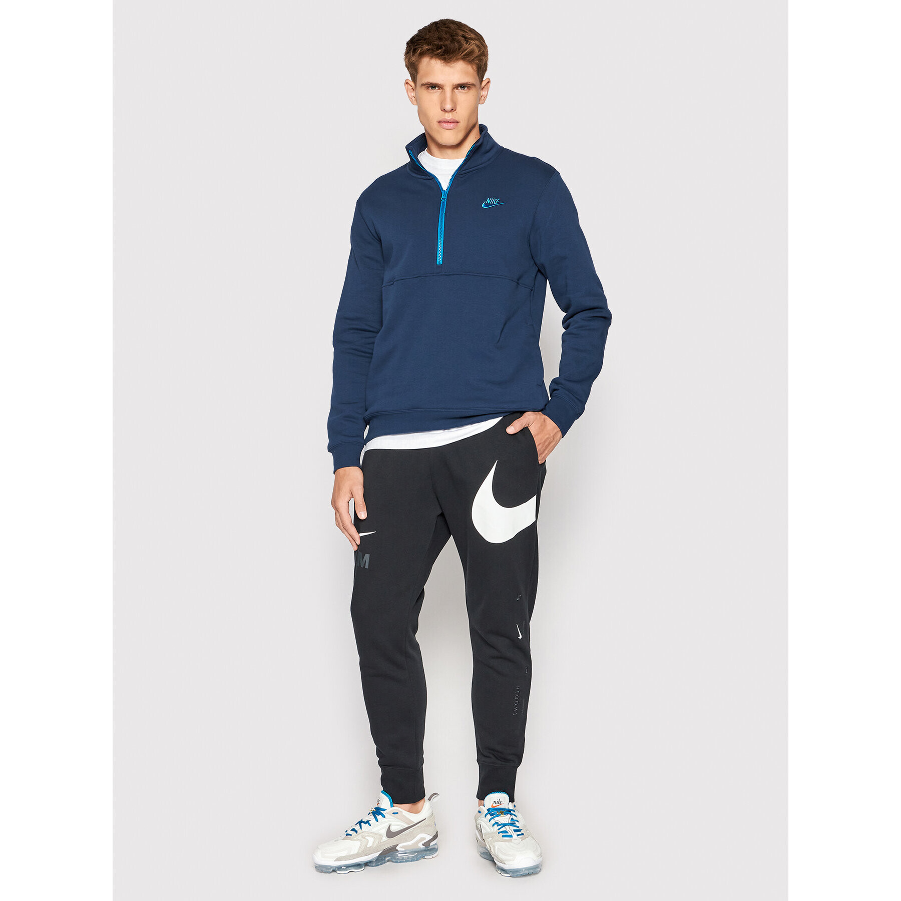 Nike Суитшърт Sportswear Club DD4732 Тъмносин Standard Fit - Pepit.bg