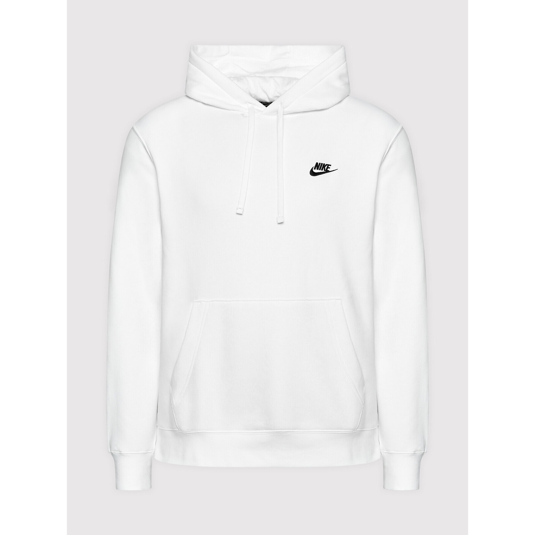 Nike Суитшърт Sportswear Club Fleece BV2854 Бял Standard Fit - Pepit.bg