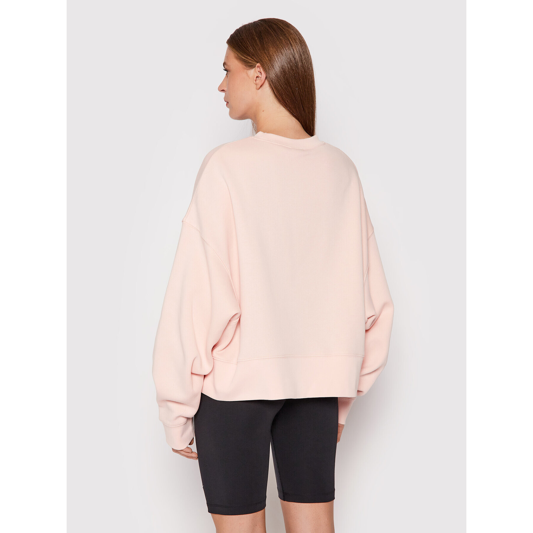 Nike Суитшърт Sportswear Collection Essentials DJ7665 Розов Oversize - Pepit.bg