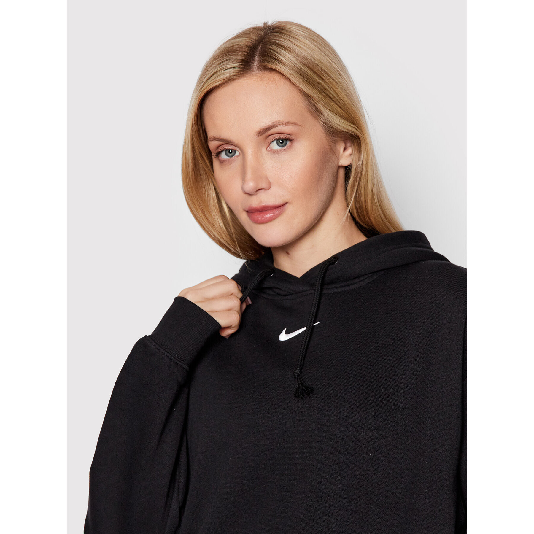 Nike Суитшърт Sportswear Collection Essentials DJ7668 Черен Oversize - Pepit.bg