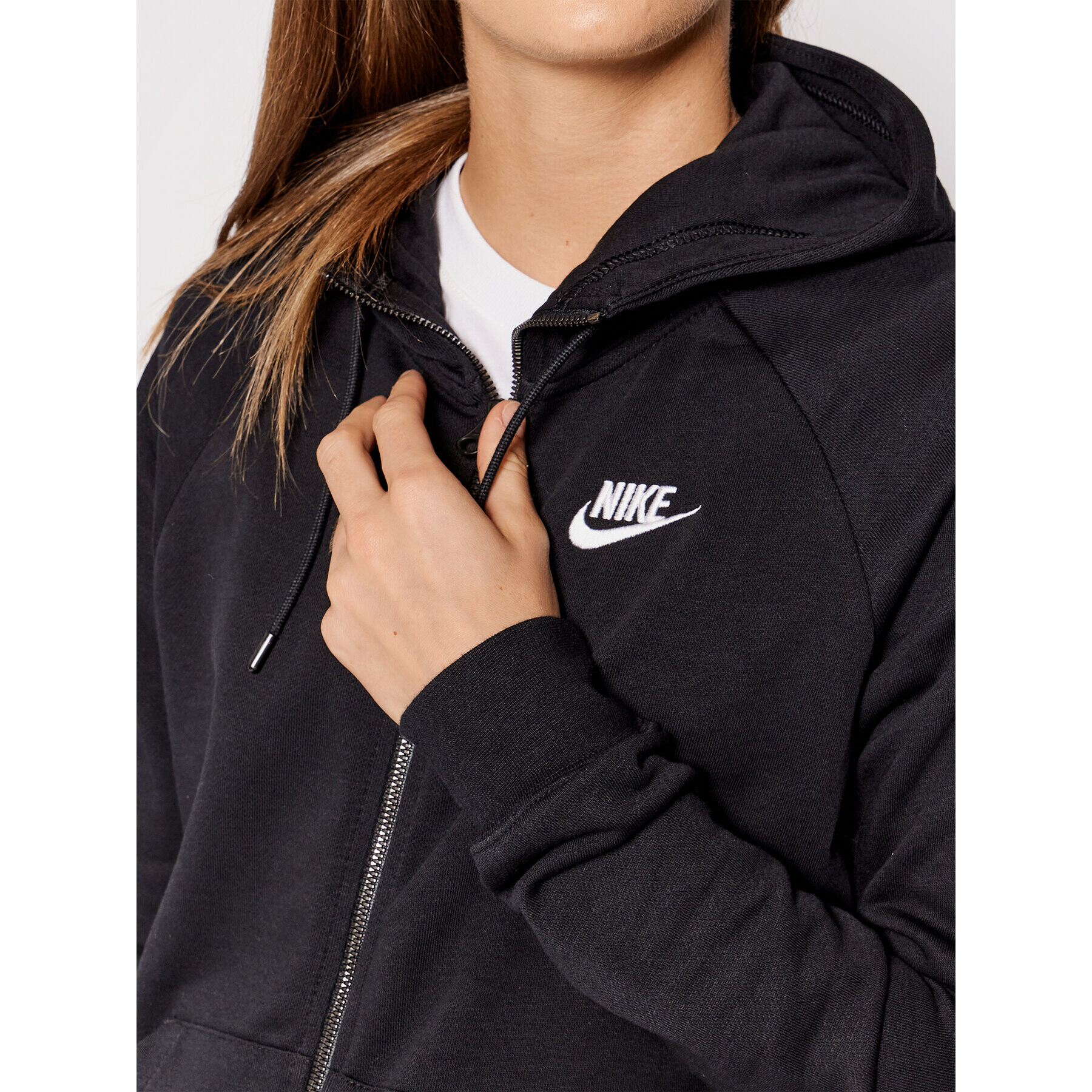 Nike Суитшърт Sportswear Essential BV4122 Черен Standard Fit - Pepit.bg