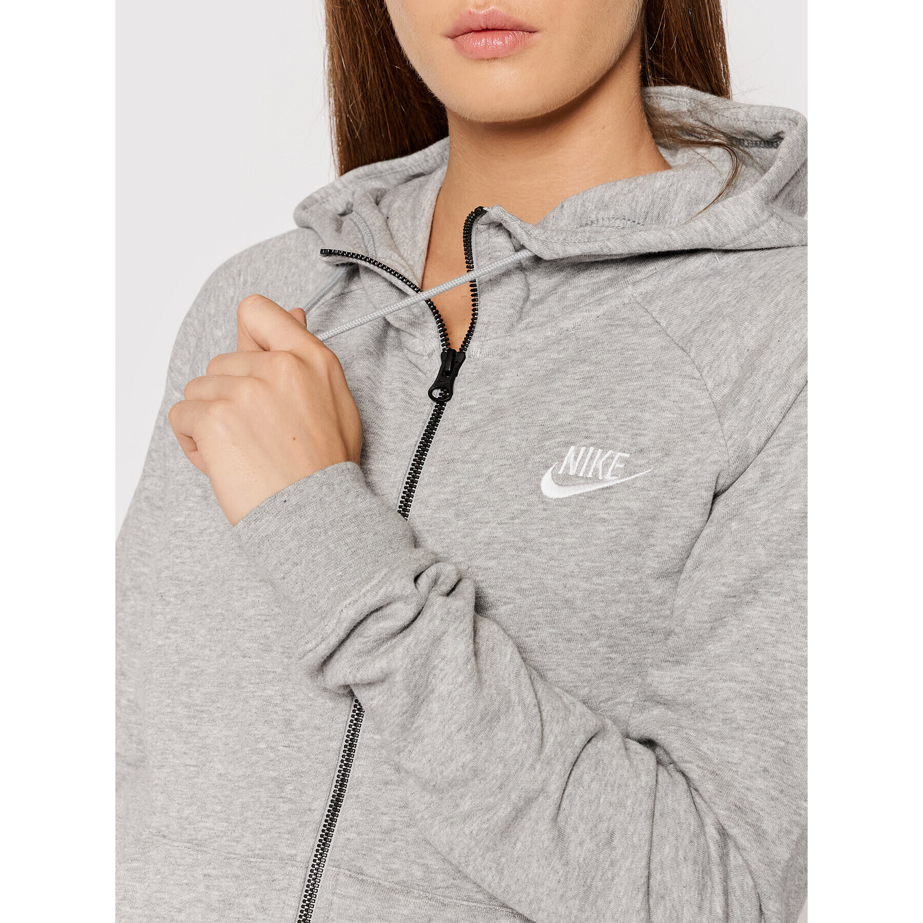 Nike Суитшърт Sportswear Essential BV4122 Сив Standard Fit - Pepit.bg
