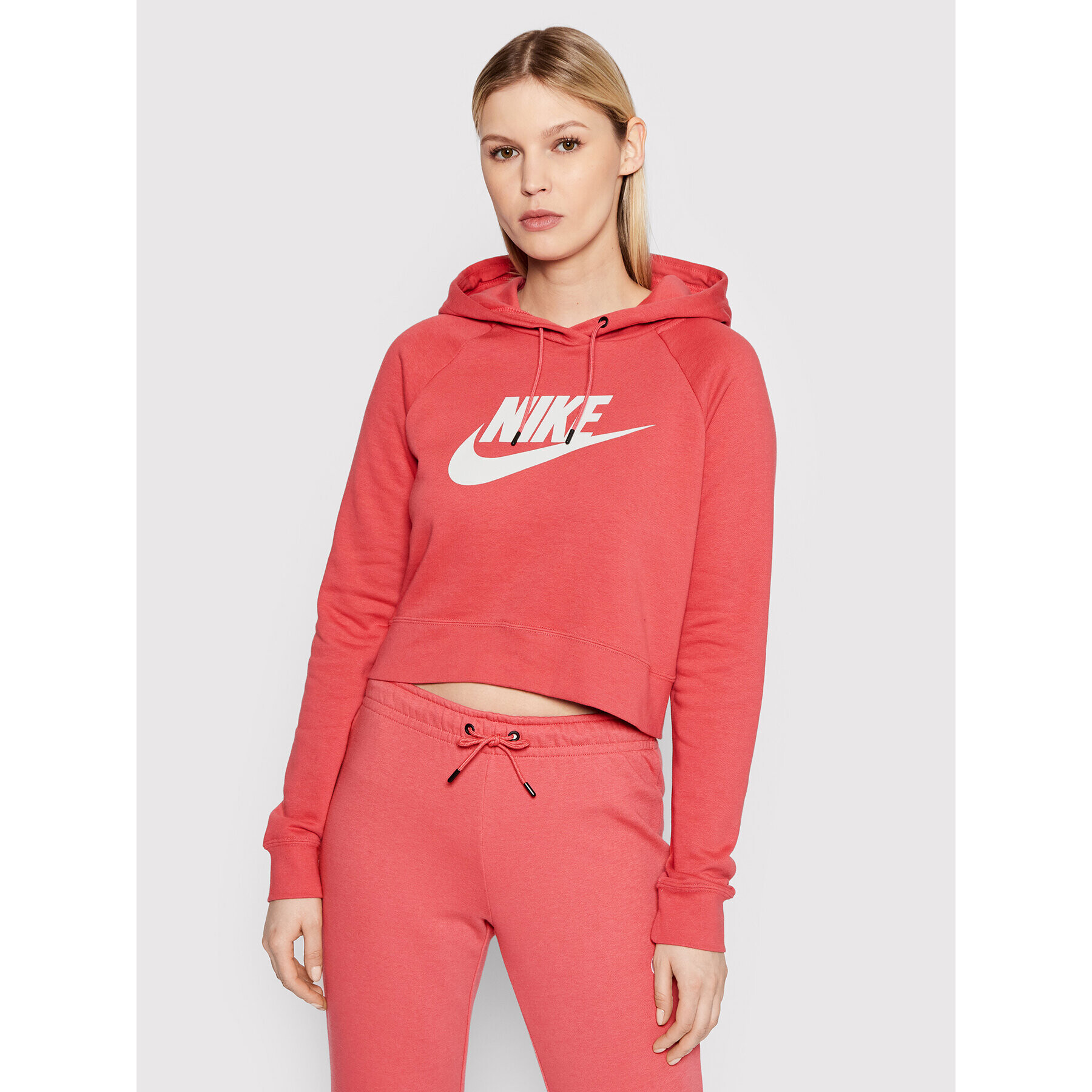 Nike Суитшърт Sportswear Essential CJ6327 Розов Loose Fit - Pepit.bg